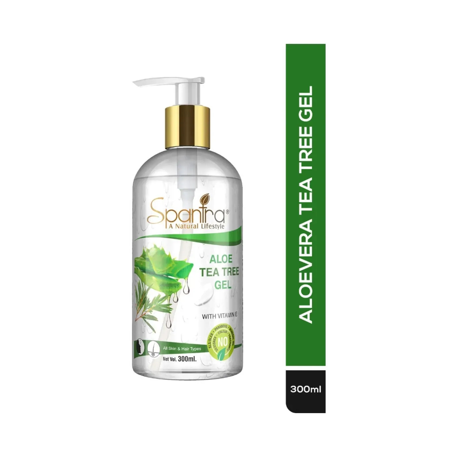 Spantra | Spantra Aloe Vera Tea Tree Shower Gel - (300ml)
