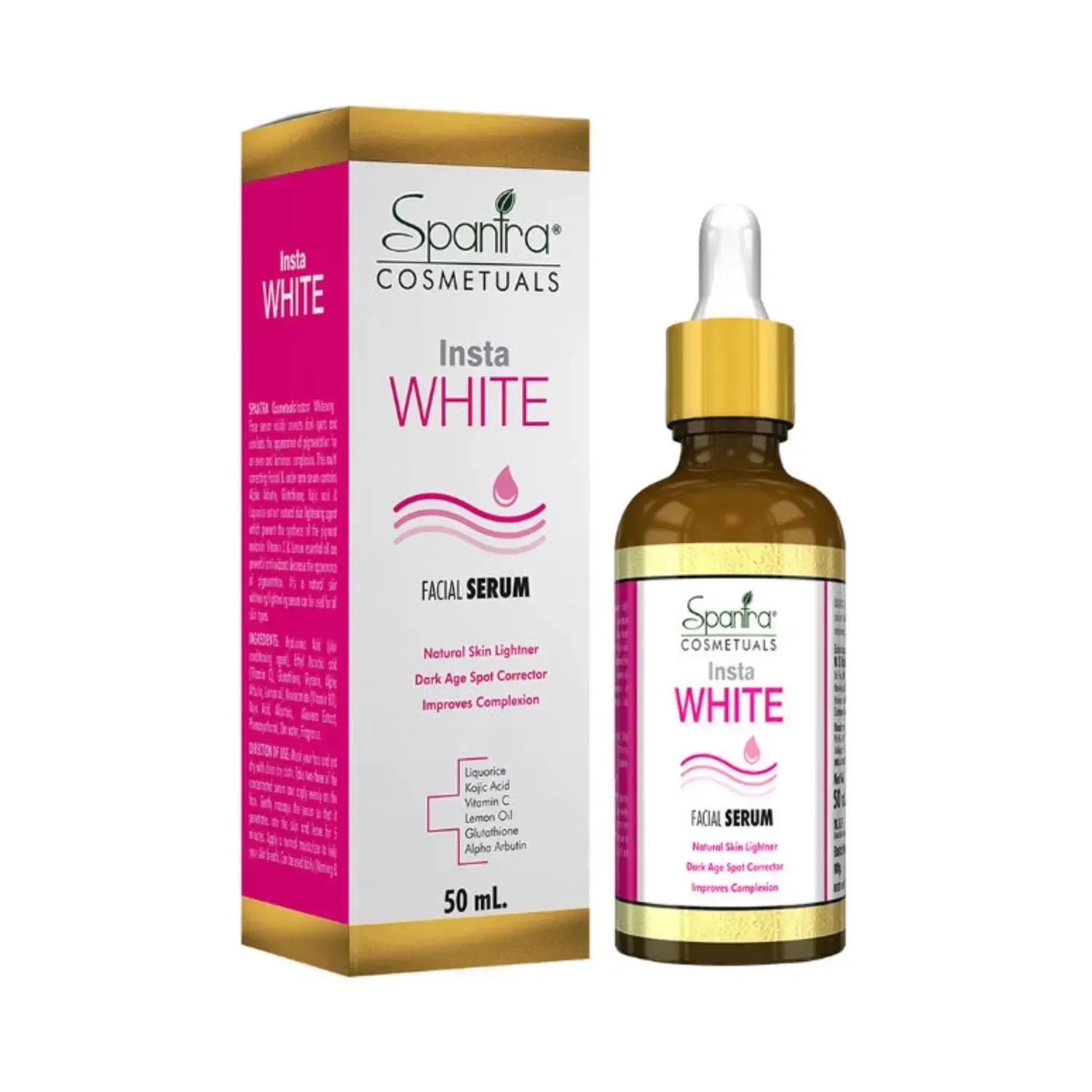 Spantra | Spantra Insta White Facial Serum - (50ml)