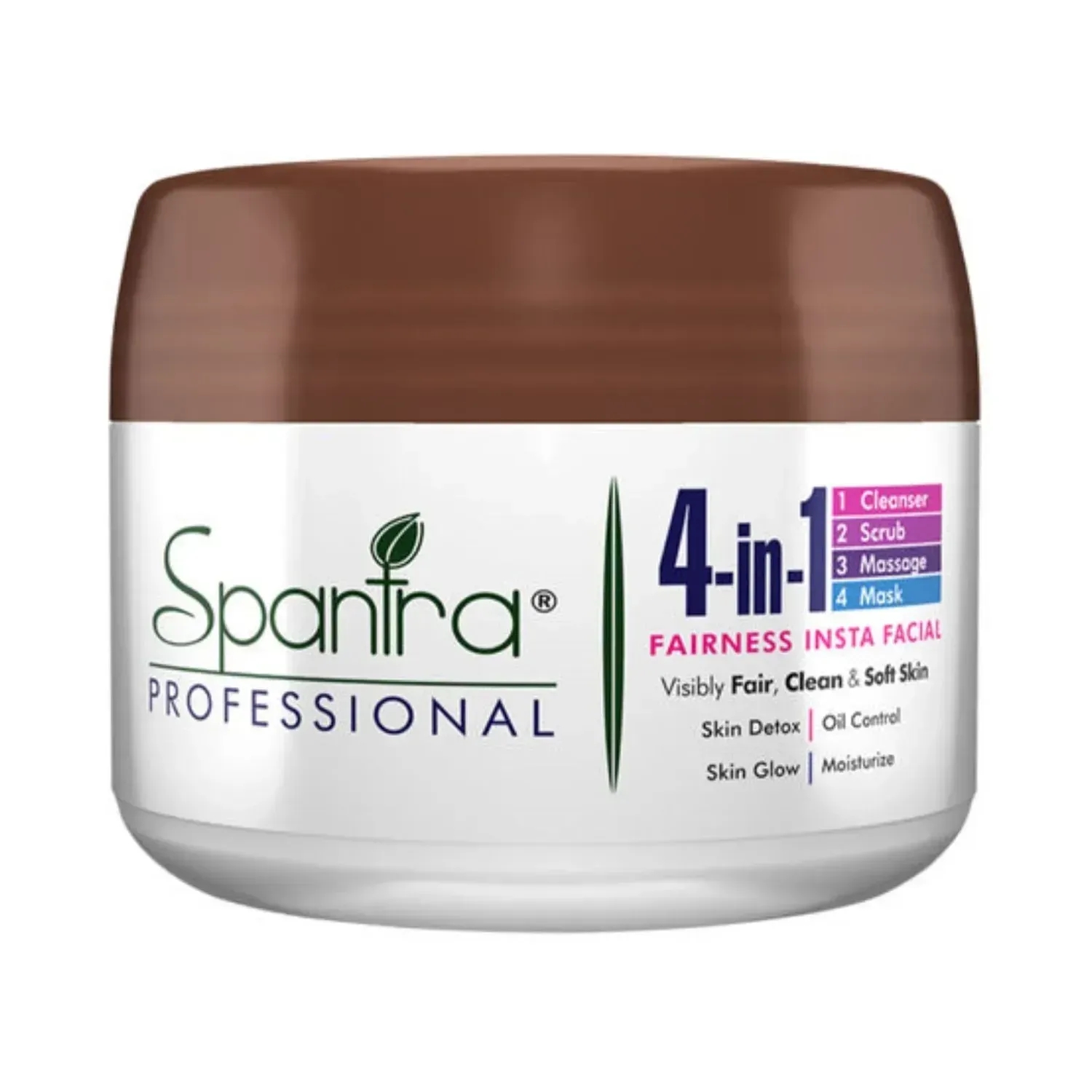 Spantra | Spantra 4 In 1 Fairness Insta Facial Cleanser Scrub - (500g)