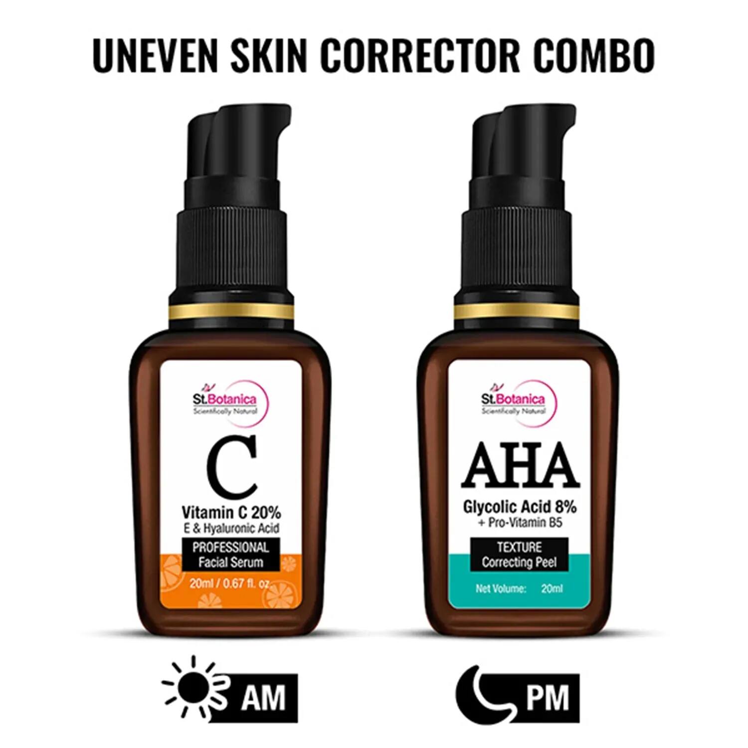 St.Botanica | St.Botanica Uneven Skin Corrector Combo - (2 Pcs)