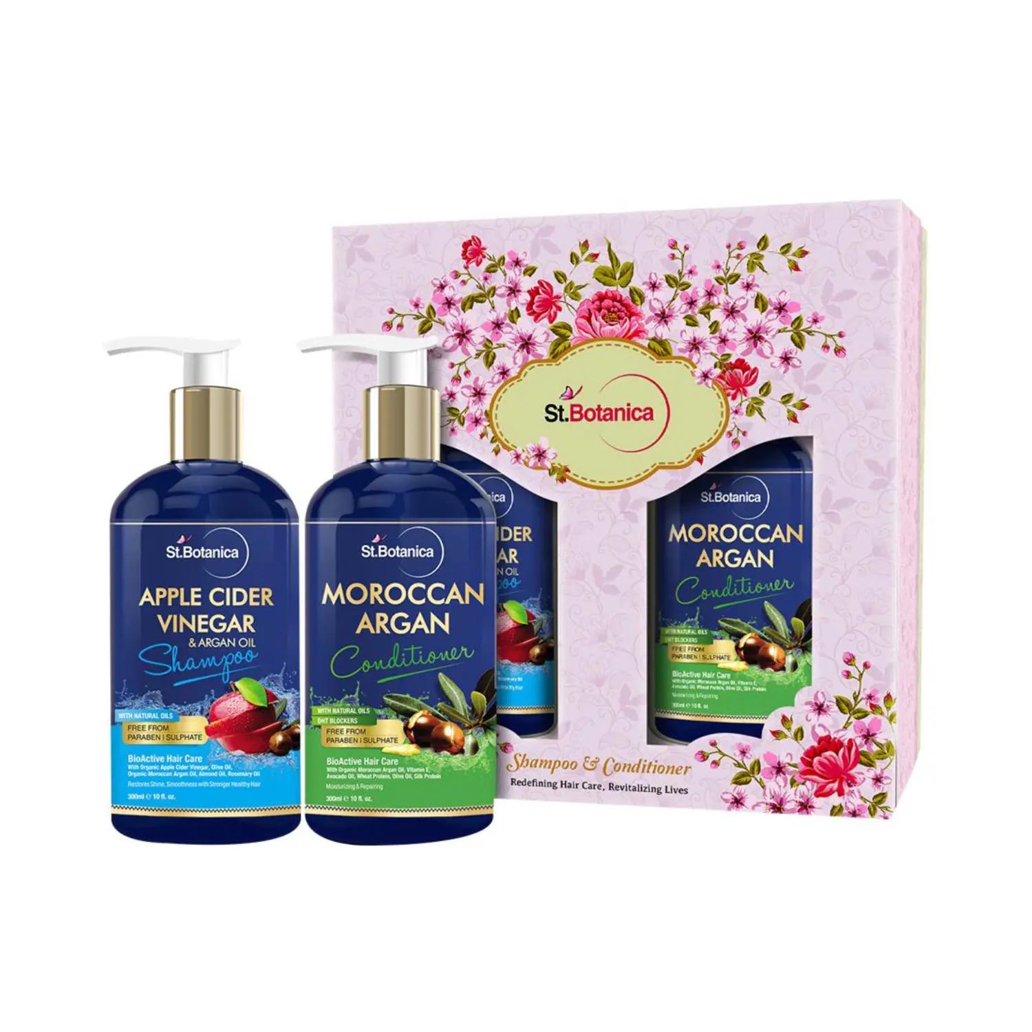 St.Botanica | St.Botanica Apple Cider Vinegar & Organic Argan Oil Hair Shampoo (300ml)