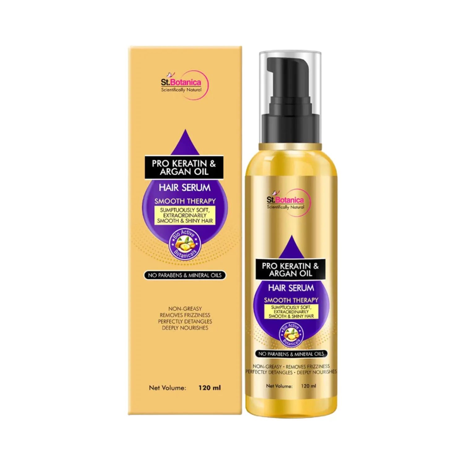 St.Botanica | St.Botanica Pro Keratin & Argan Oil Smooth Therapy Hair Serum (120ml)