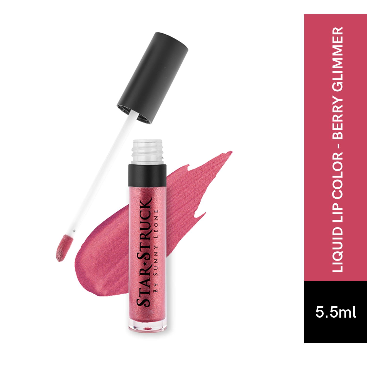 Star Struck by Sunny Leone | Star Struck by Sunny Leone Liquid Lip Color - Berry Glimmer (5.5ml)