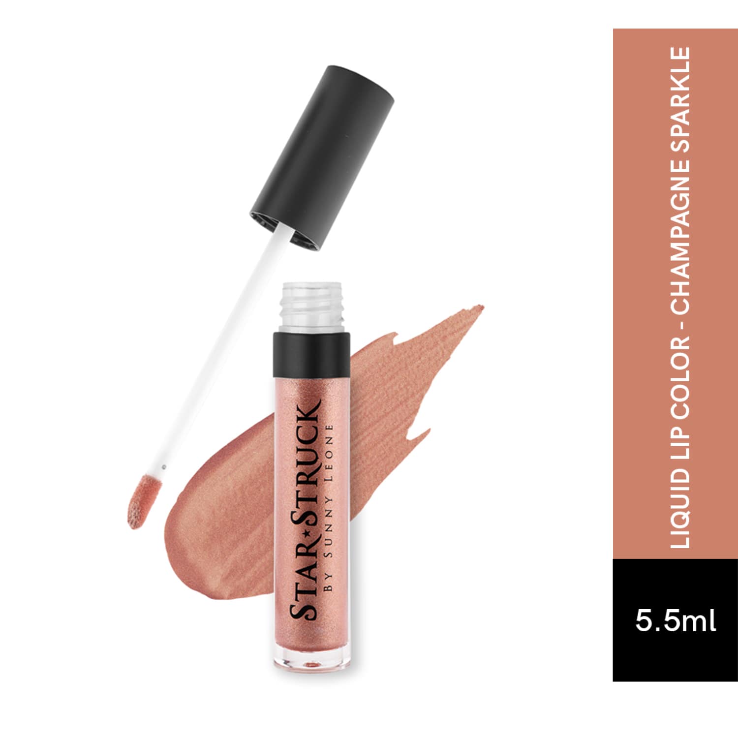 Star Struck by Sunny Leone | Star Struck by Sunny Leone Liquid Lip Color - Champagne Sparkle (5.5ml)