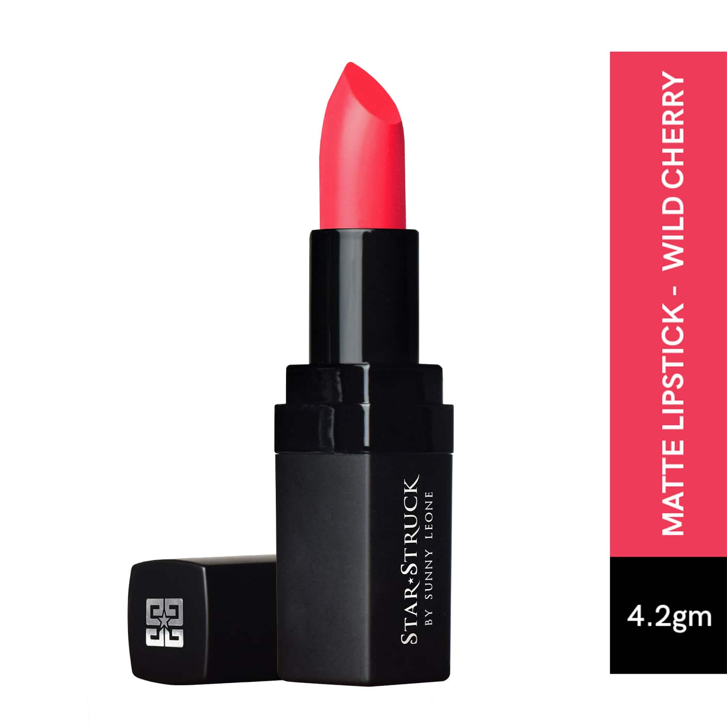 Star Struck by Sunny Leone | Star Struck by Sunny Leone Intense Matte Lipstick - Wild Cherry (4.2g)