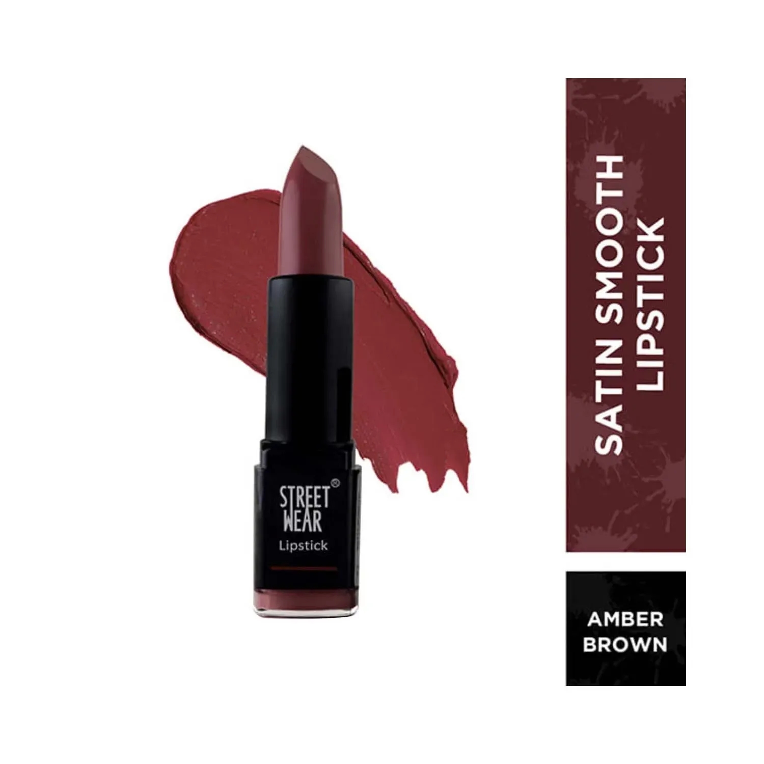 Street Wear Satin Smooth Lipstick - Amber Brown (4.2g)