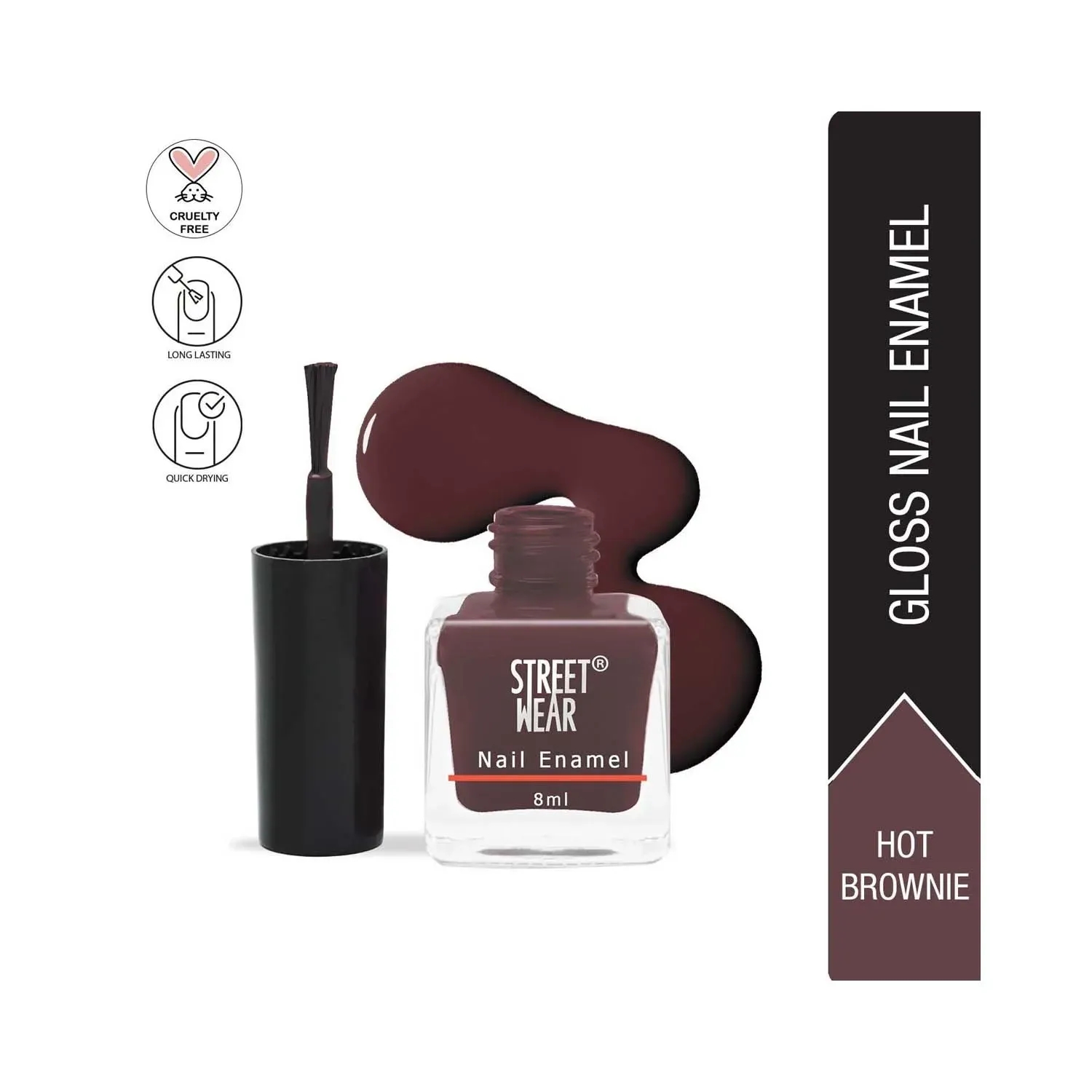 Buy Street Wear Matte Nail Enamel, Berry Charm, 8ml Online at Low Prices in  India - Amazon.in