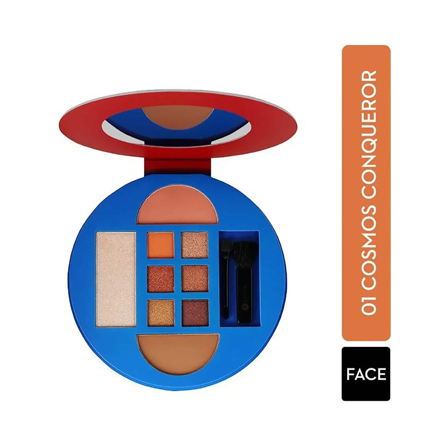 SUGAR Cosmetics | SUGAR Cosmetics Wonder Woman Mixed Palette - 01 Cosmos Conqueror (Multicolor) (20.3g)