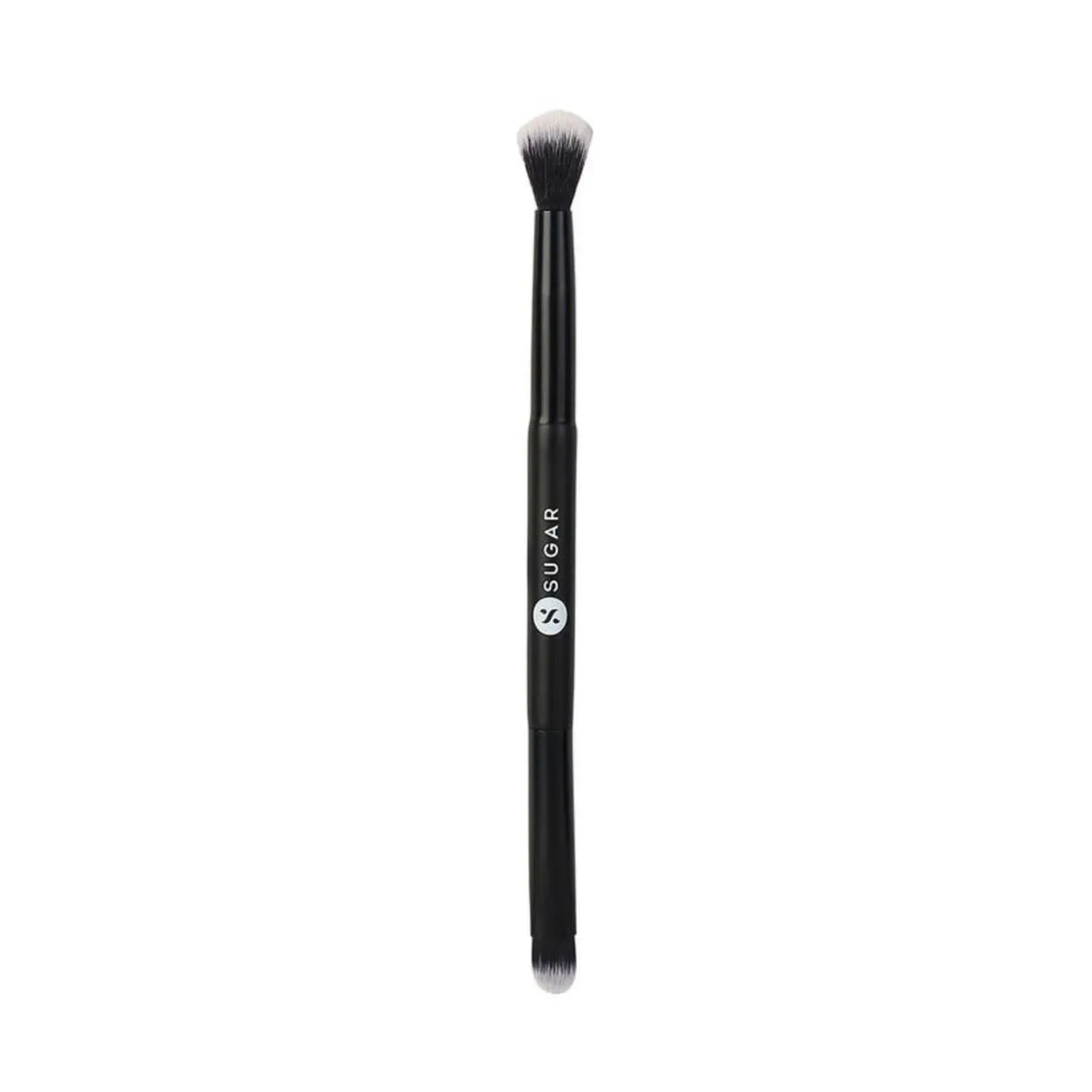 SUGAR Cosmetics | SUGAR Cosmetics 413 Flat Blend Trend Dual Round Eyeshadow Brush - Black (18g)