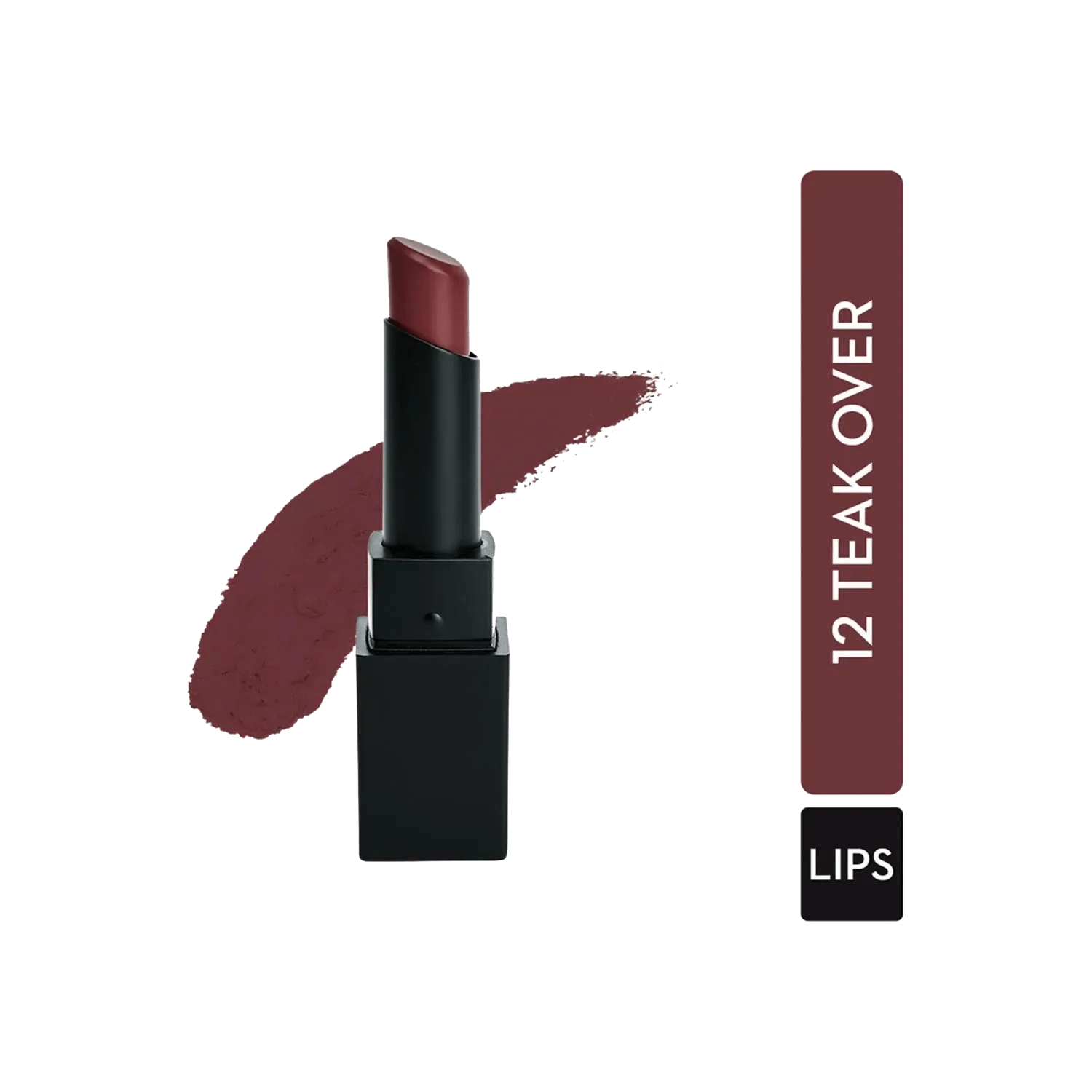 SUGAR Cosmetics Nothing Else Matter Longwear Lipstick - 12 Teak Over (3.5g)