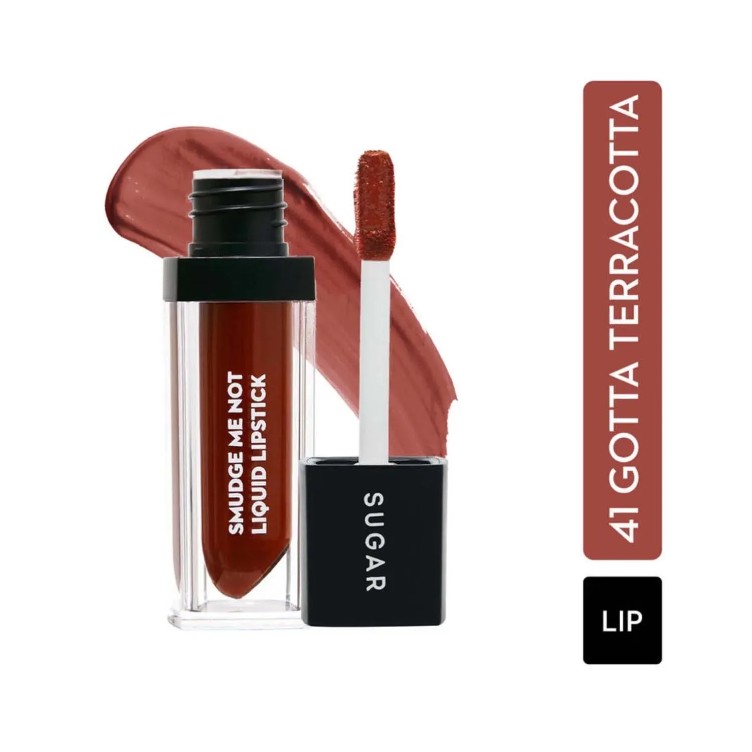 SUGAR Cosmetics | SUGAR Cosmetics Smudge Me Not Liquid Lipstick - 41 Gotta Terracotta (Burnt Orange) (4.5ml)