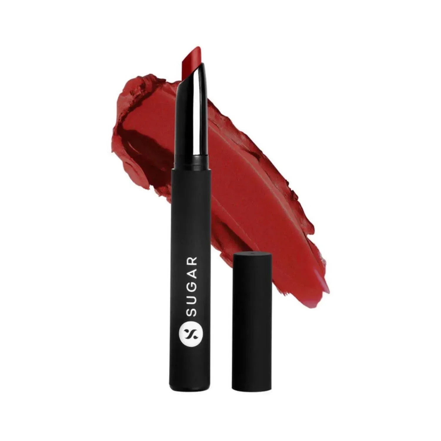 SUGAR Cosmetics | SUGAR Cosmetics Matte Attack Transferproof Lipstick - 06 Spring Crimson (Crimson Red) (2g)