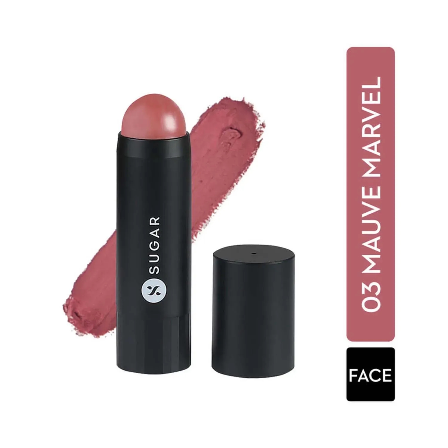 SUGAR Cosmetics | SUGAR Cosmetics Face Fwd Blush Stick - 03 Mauve Marvel (Plum) (7g)