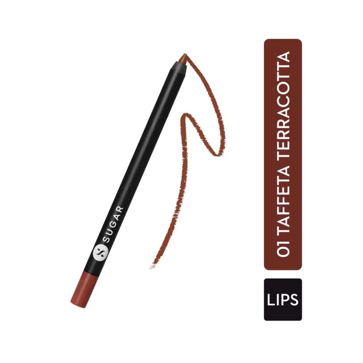 SUGAR Cosmetics | SUGAR Cosmetics Lipping On The Edge Lip Liner - 01 Taffeta Terracotta (1.2g)