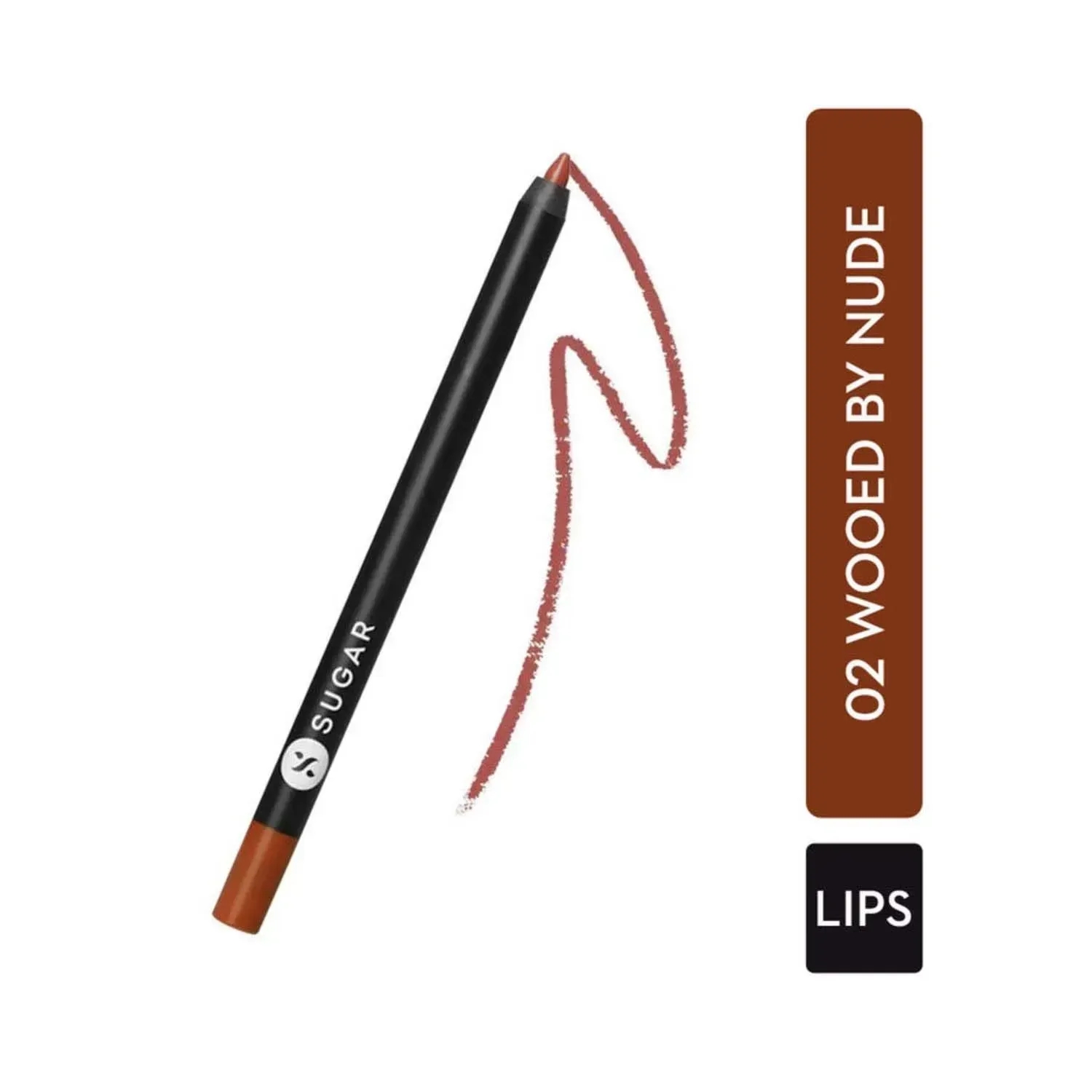 SUGAR Cosmetics | SUGAR Cosmetics Lipping On The Edge Lip Liner - 02 Wooed By Nude (1.2g)