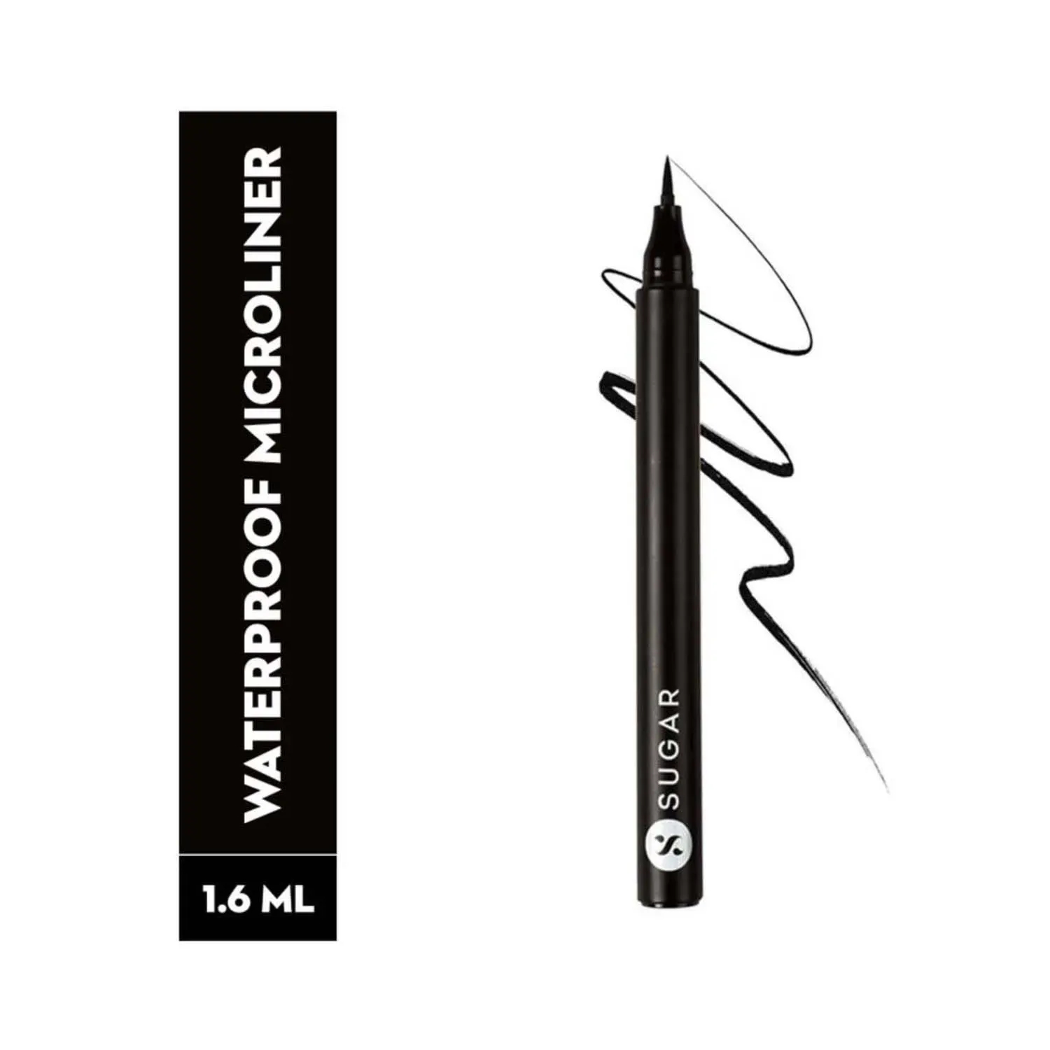 SUGAR Cosmetics | SUGAR Cosmetics Waterproof Microliner - 01 I'll Be Black (1.6ml)