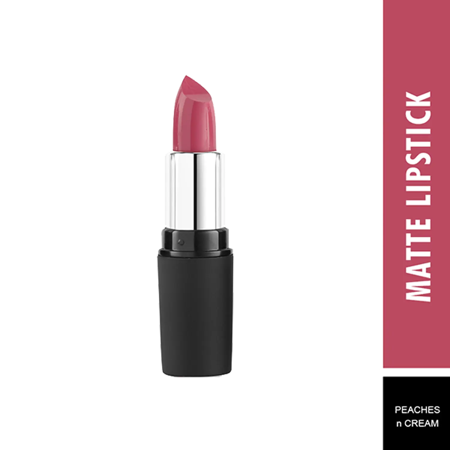 Swiss Beauty | Swiss Beauty Pure Matte Lipstick - 202 Peaches N Cream (3.8g)