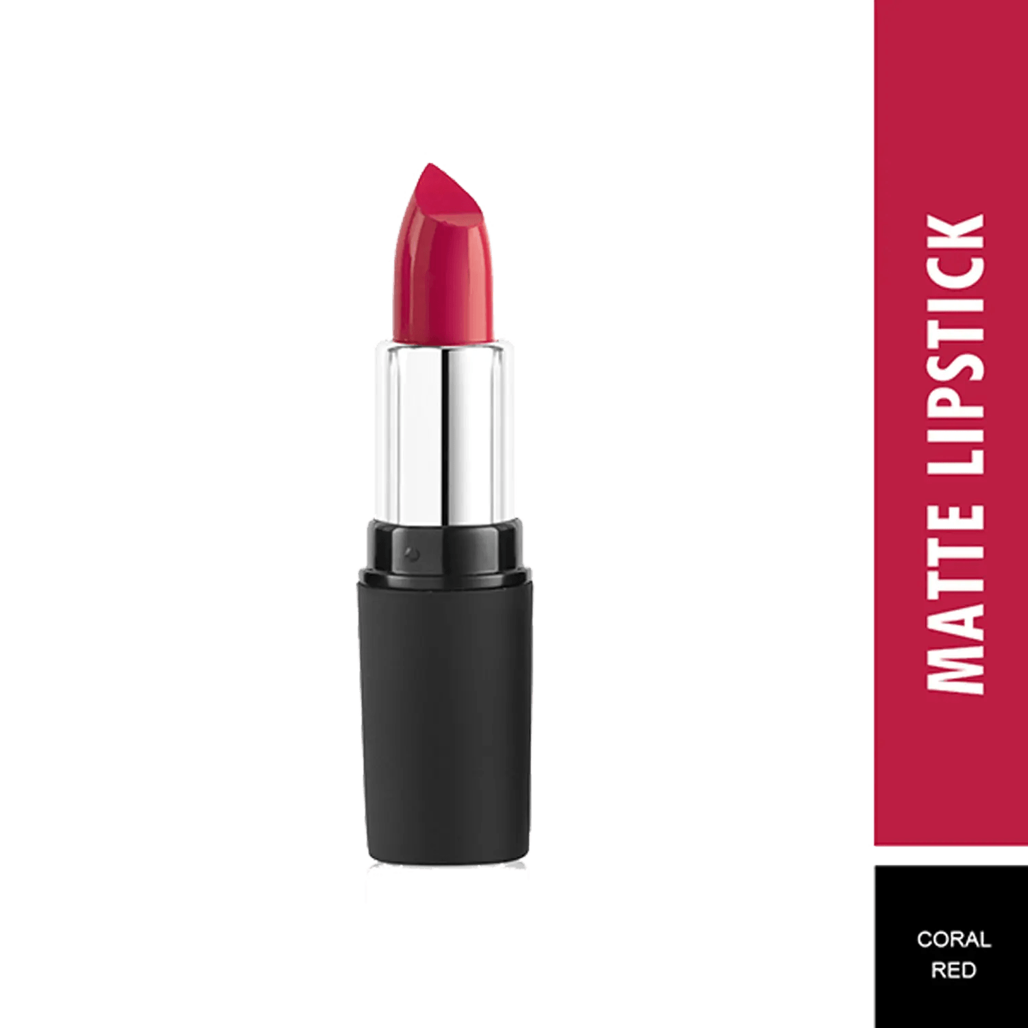 Swiss Beauty | Swiss Beauty Pure Matte Lipstick - 206 Coral Red (3.8g)