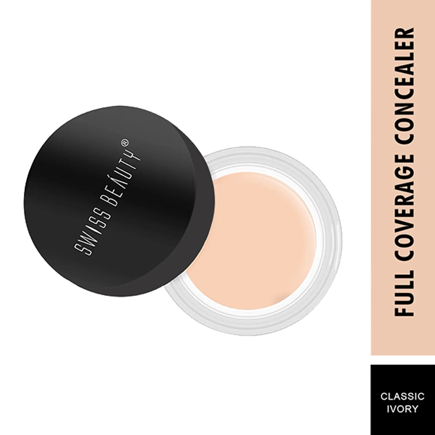 Swiss Beauty | Swiss Beauty Full Coverage Creamy Concealer - Classic Ivory (10g)