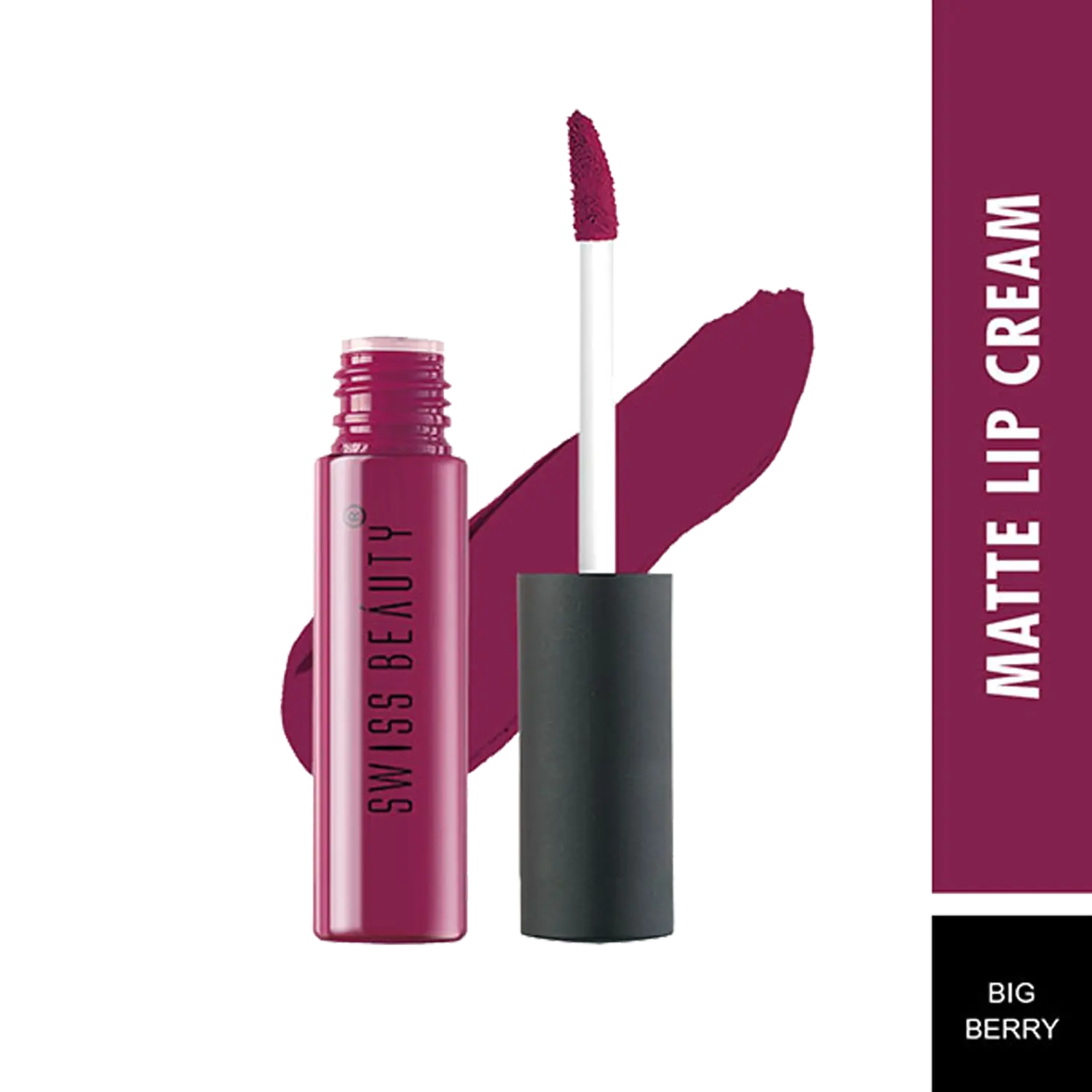 Swiss Beauty | Swiss Beauty Soft Matte Liquid Lipstick - 33 Big Berry (6ml)