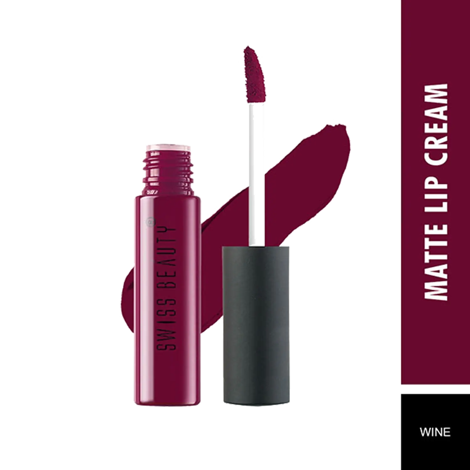 Swiss Beauty | Swiss Beauty Soft Matte Liquid Lipstick - 34 Wine (6ml)