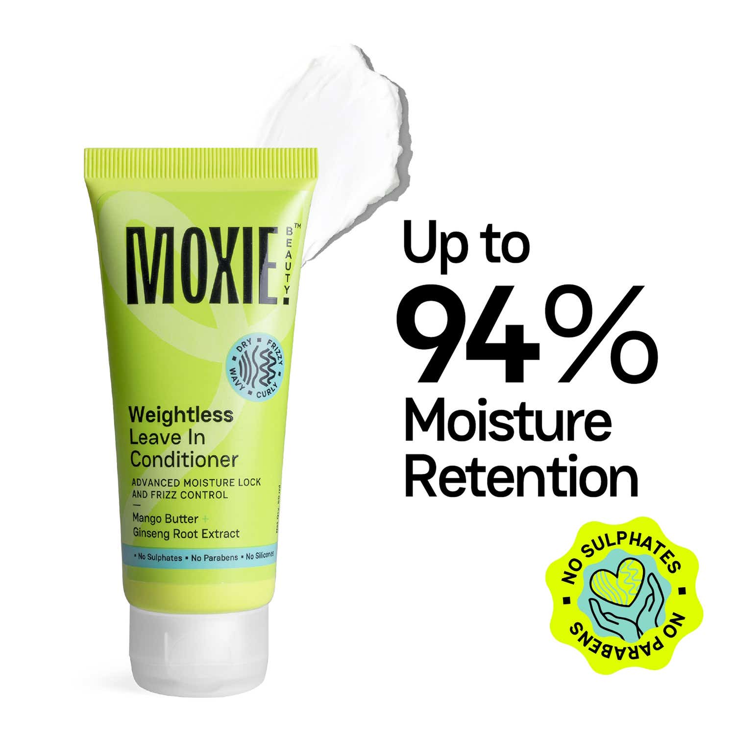 Moxie Beauty | Moxie Beauty Weightless Leave In Conditioner for Dry and Frizzy Hair (50 ml)