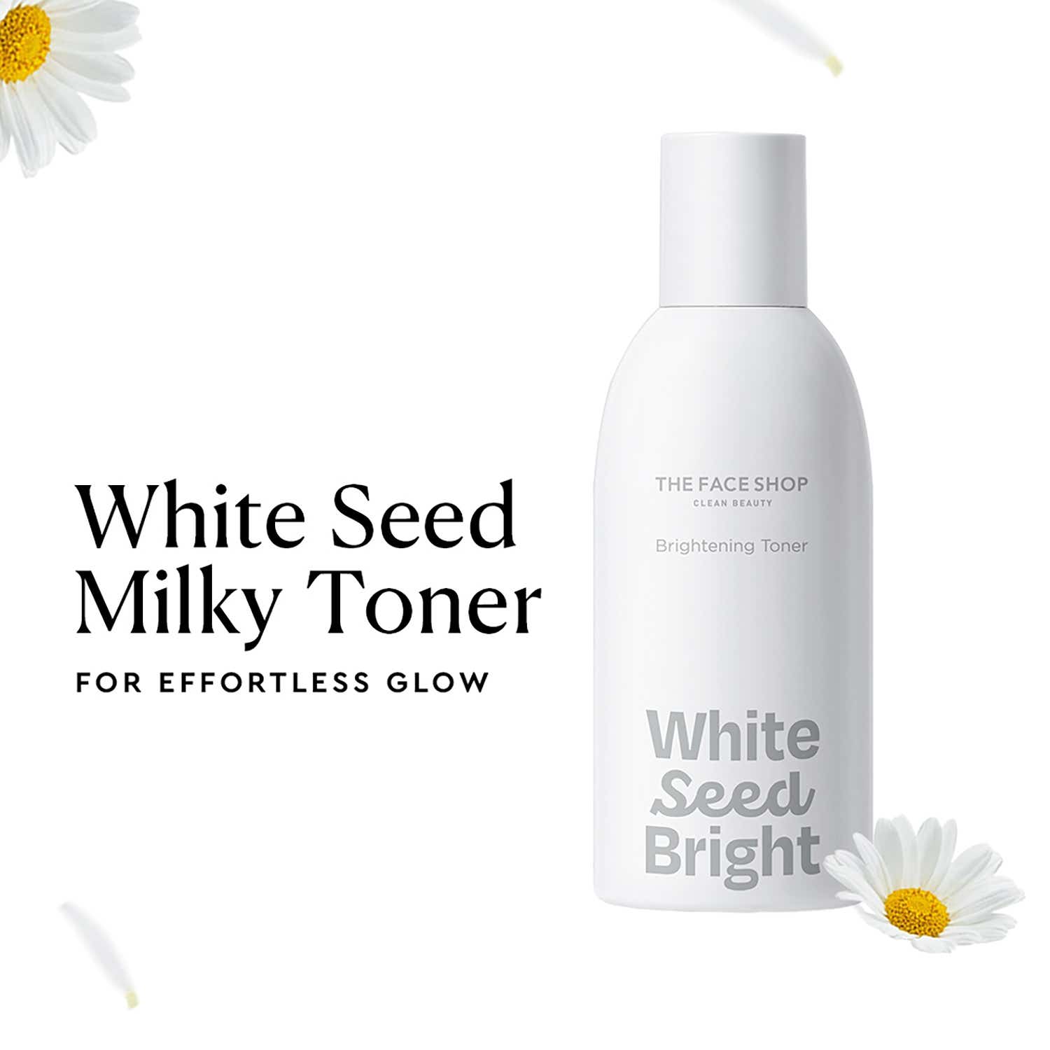 The Face Shop | The Face Shop White Seed Brightening Toner - Korean with Niacinamide for Dullness & Pores (160ml)