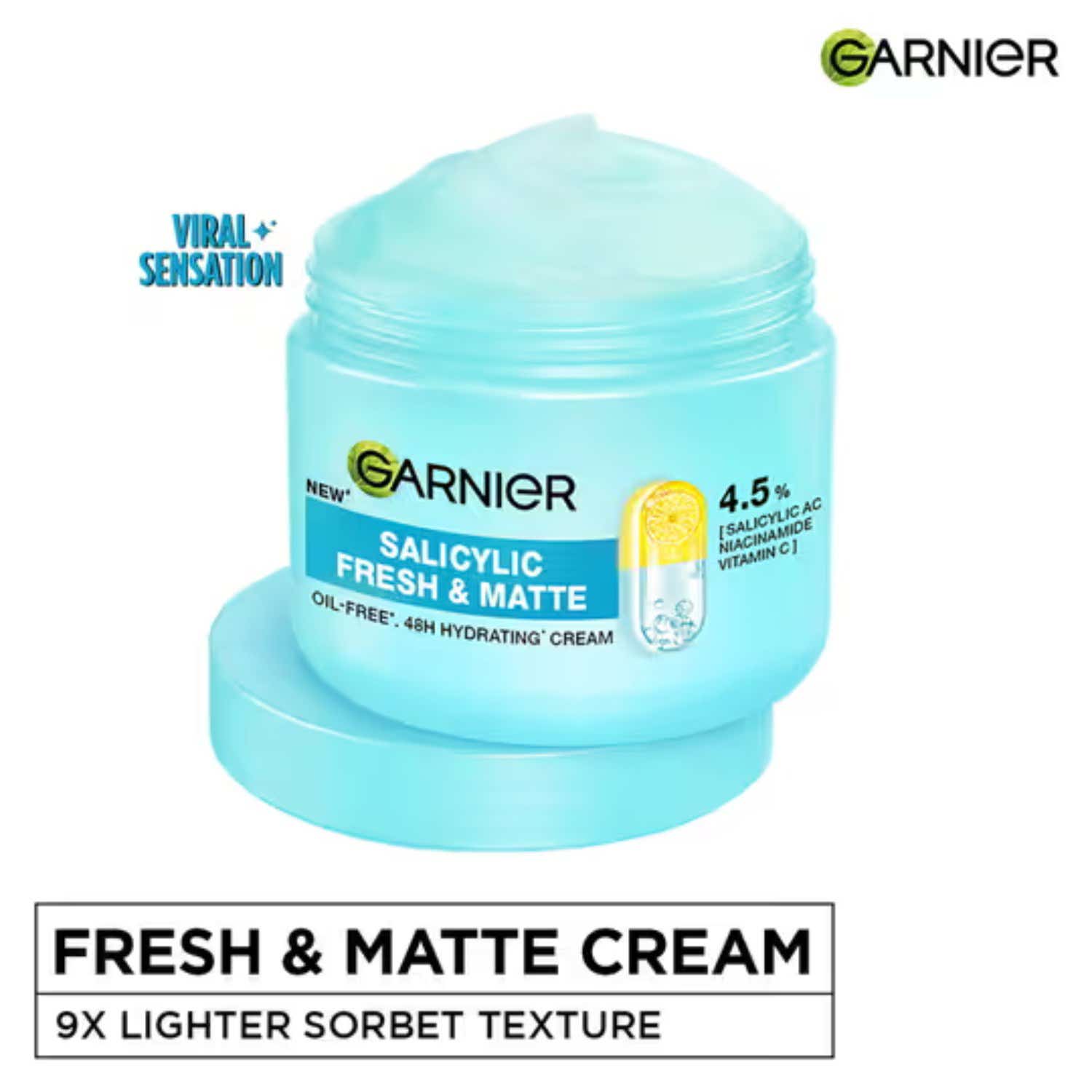 Garnier | Garnier Fresh & Matte Salicylic Acid Sorbet Moisturizer (90 ml)
