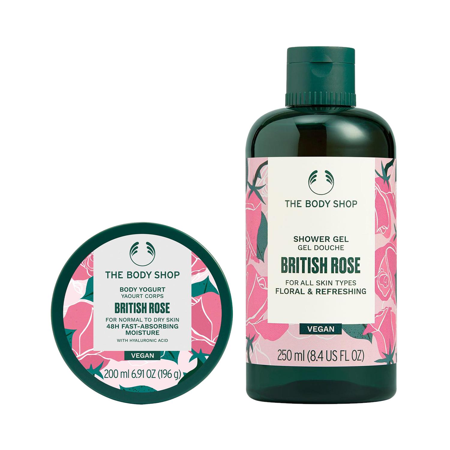 The Body Shop | The Body Shop British Rose Shower Gel & Body Yogurt Combo
