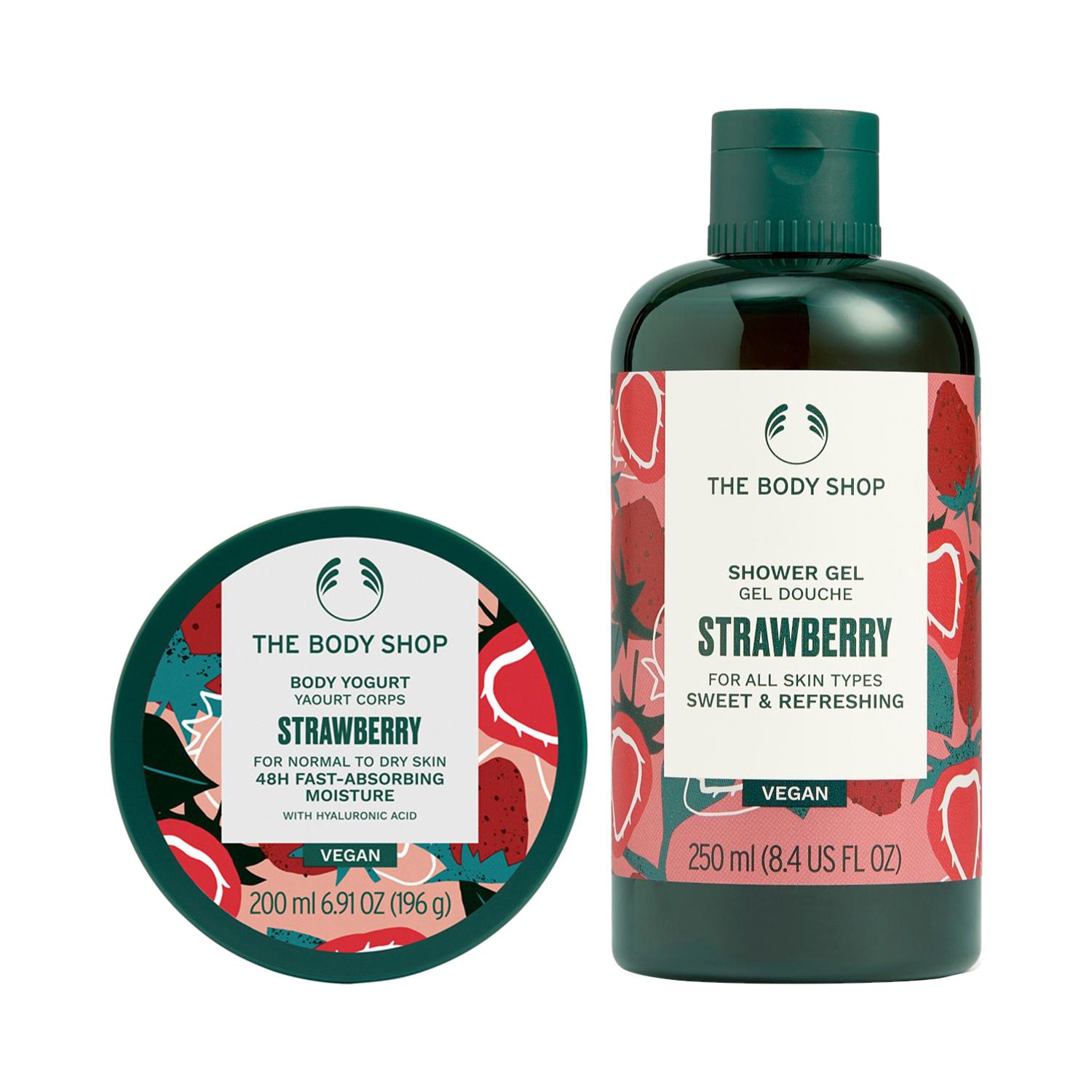 The Body Shop | The Body Shop Strawberry Shower Gel & Yogurt Combo