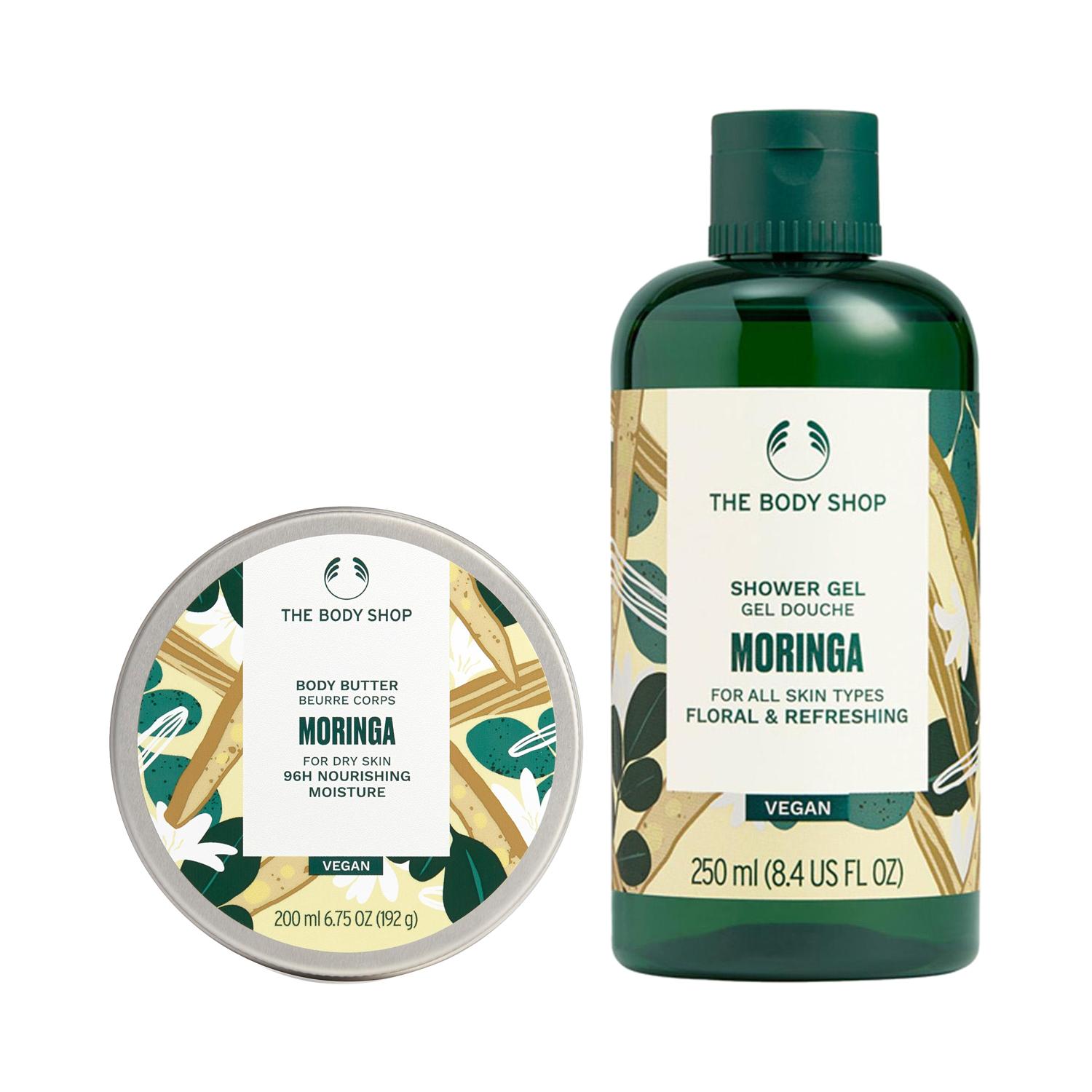 The Body Shop | The Body Shop Moringa Shower Gel & Body Butter Combo
