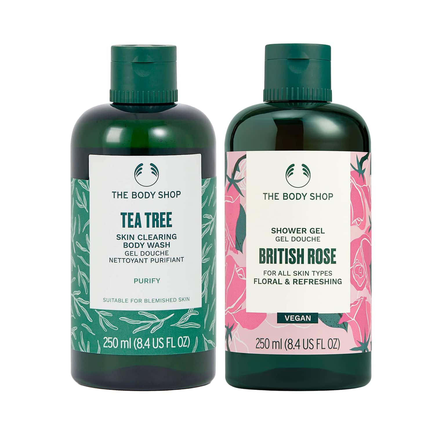 The Body Shop | The Body Shop Tea Tree & British Rose Refresh Combo