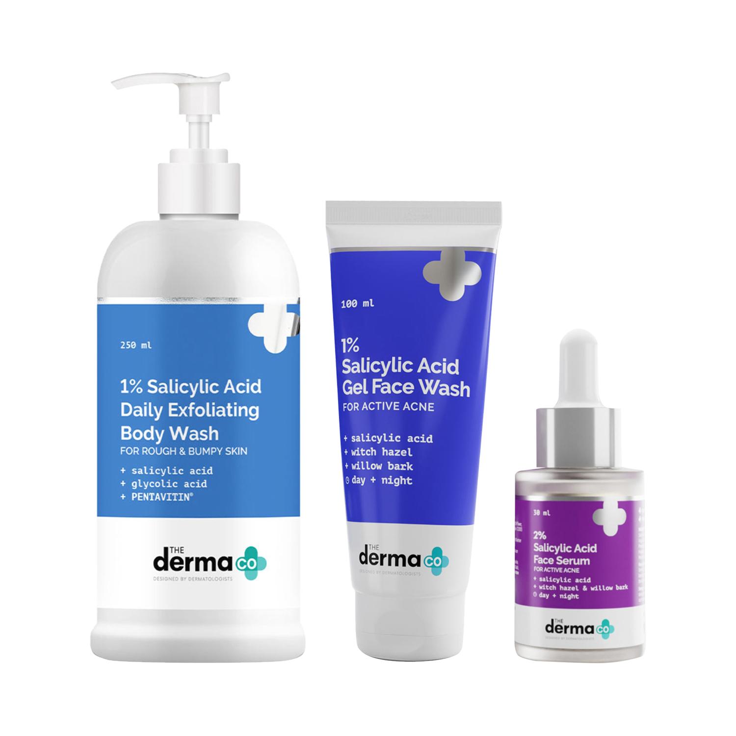 The Derma Co | The Derma Co. Salicylic Acid Fight Acne Combo
