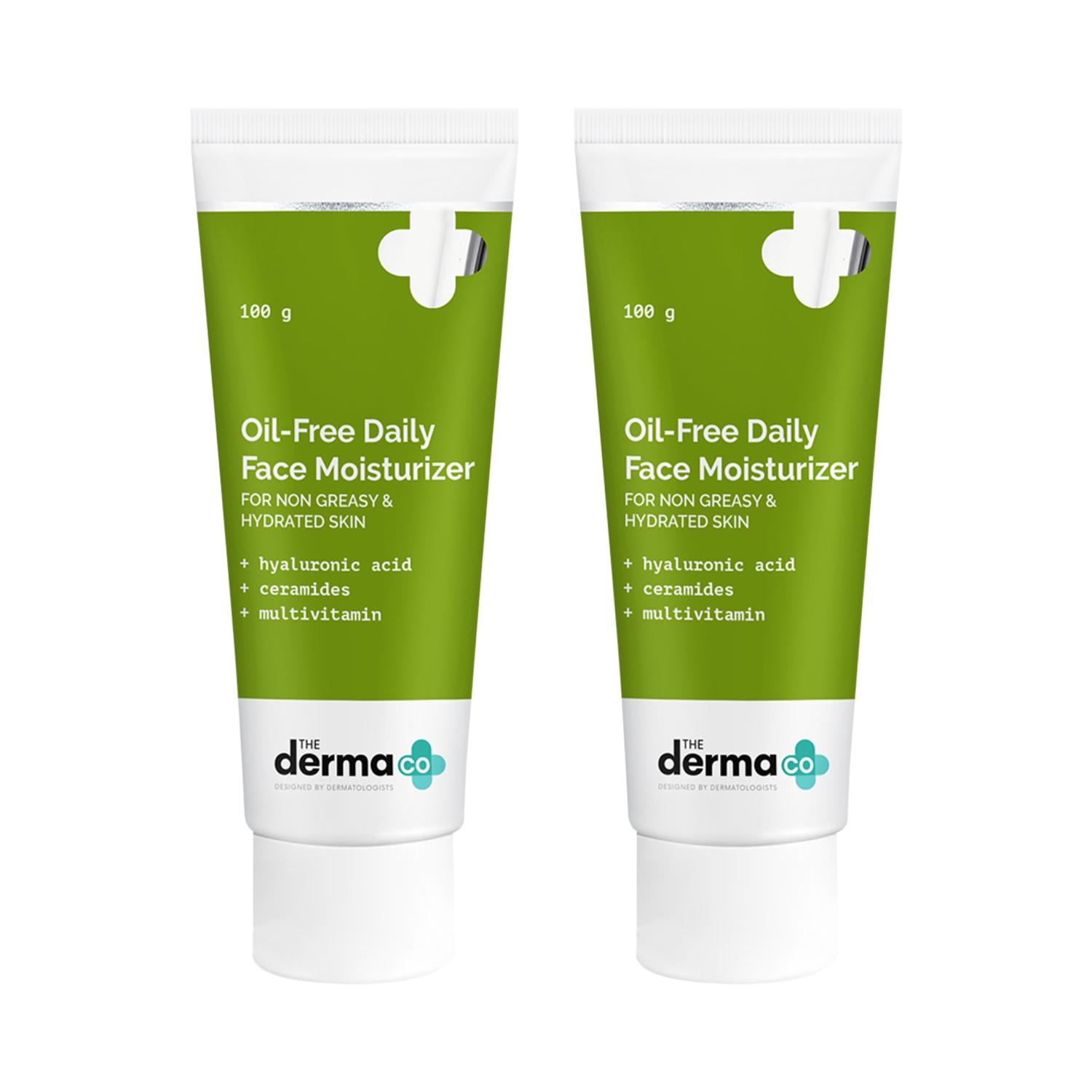 The Derma Co | The Derma Co Oil-Free Daily Face Moisturizer Combo Pack of 2 (100g)