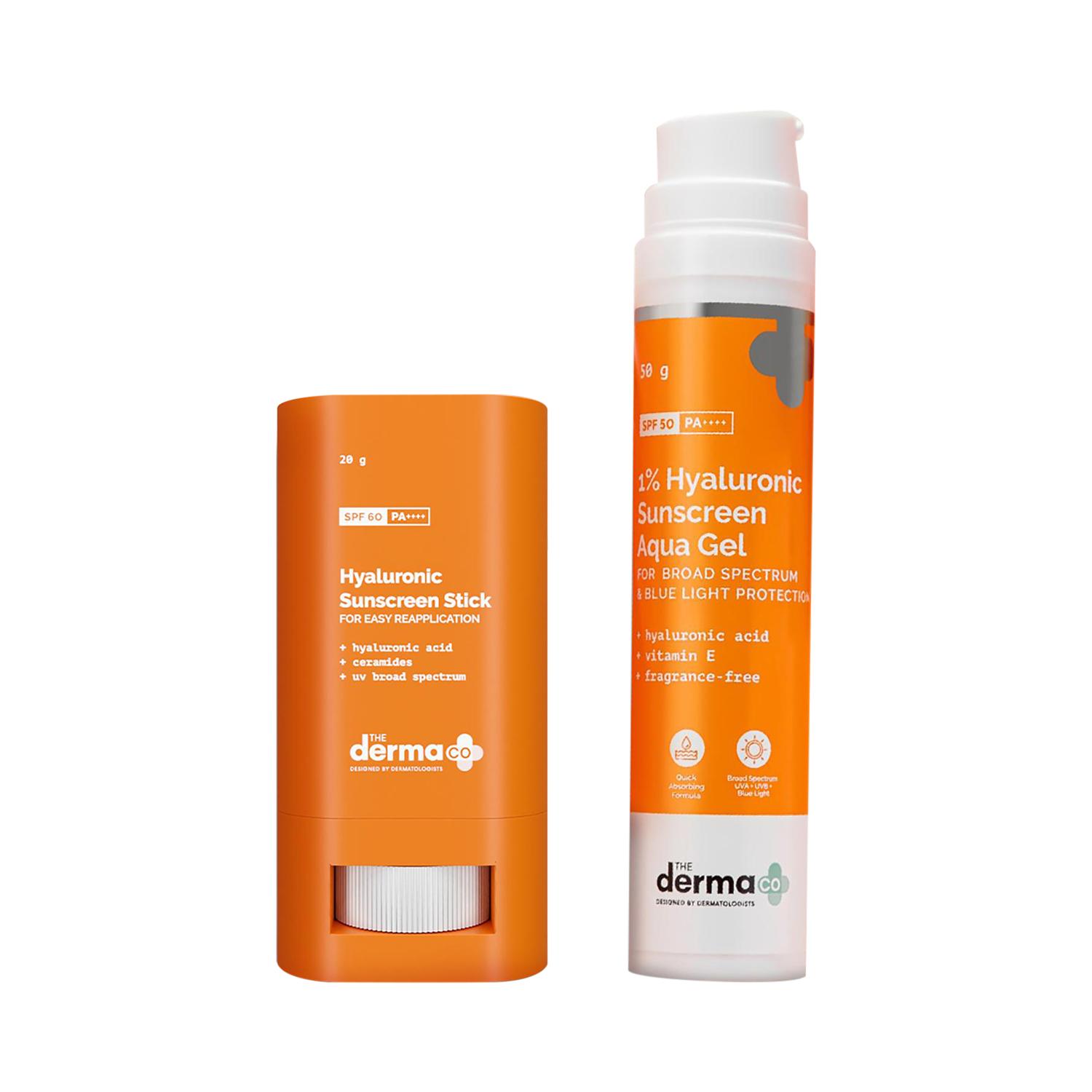 The Derma Co | The Derma Co Hyaluronic Sunscreen Essentials Combo