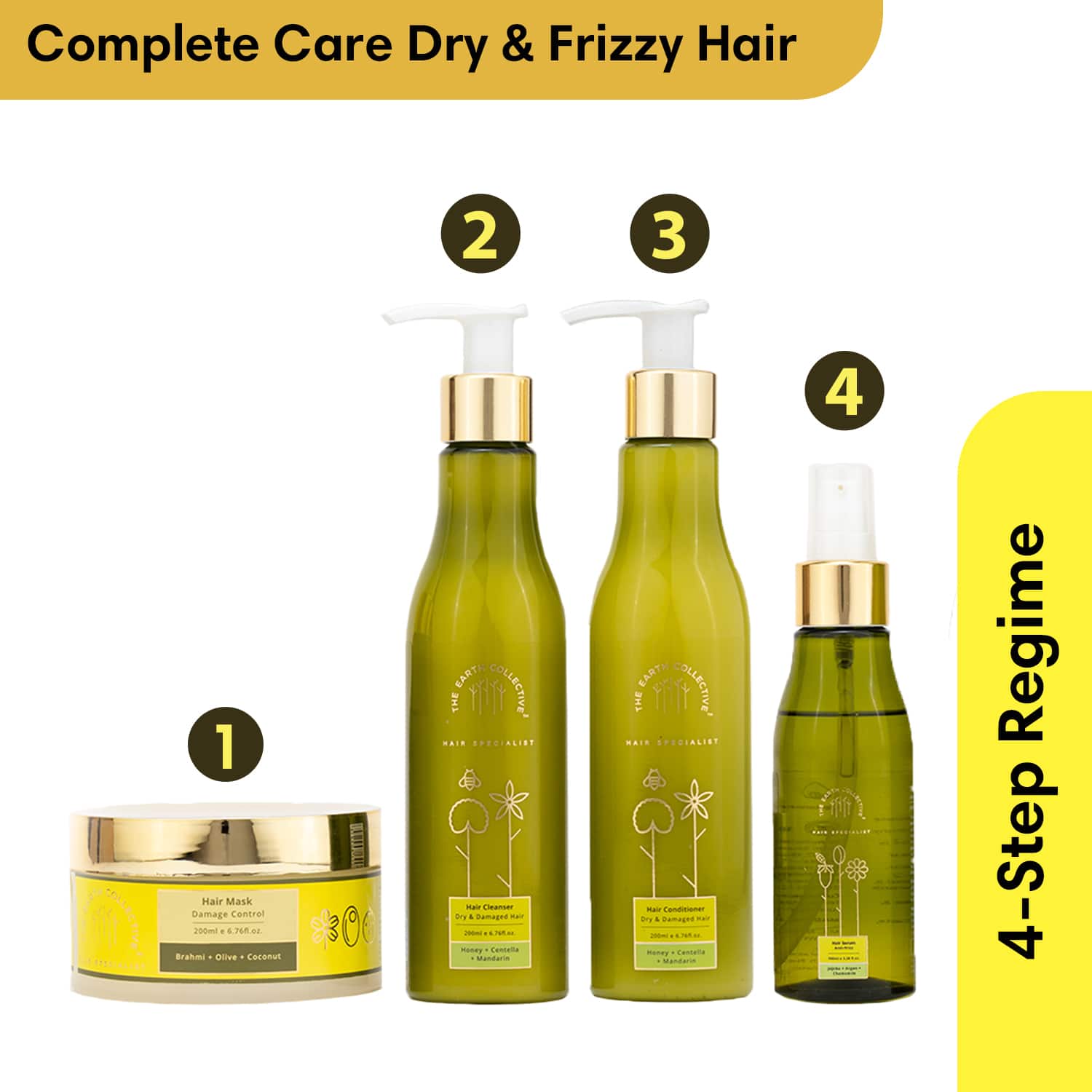 The Earth Collective | The Earth Collective Dry & Frizzy Hair Regime Combo