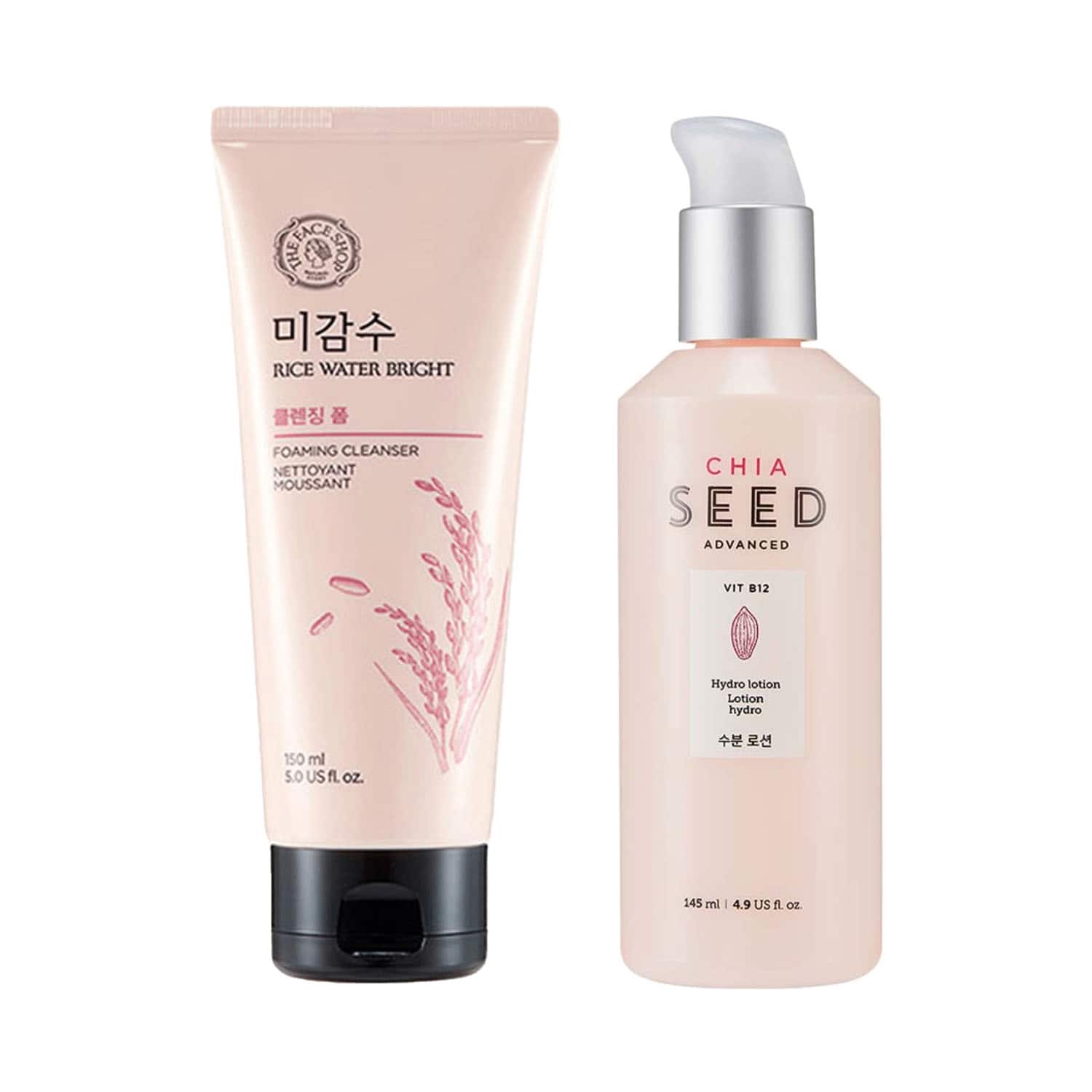 The Face Shop | The Face Shop Hydro Bright Foam and Lotion Combo