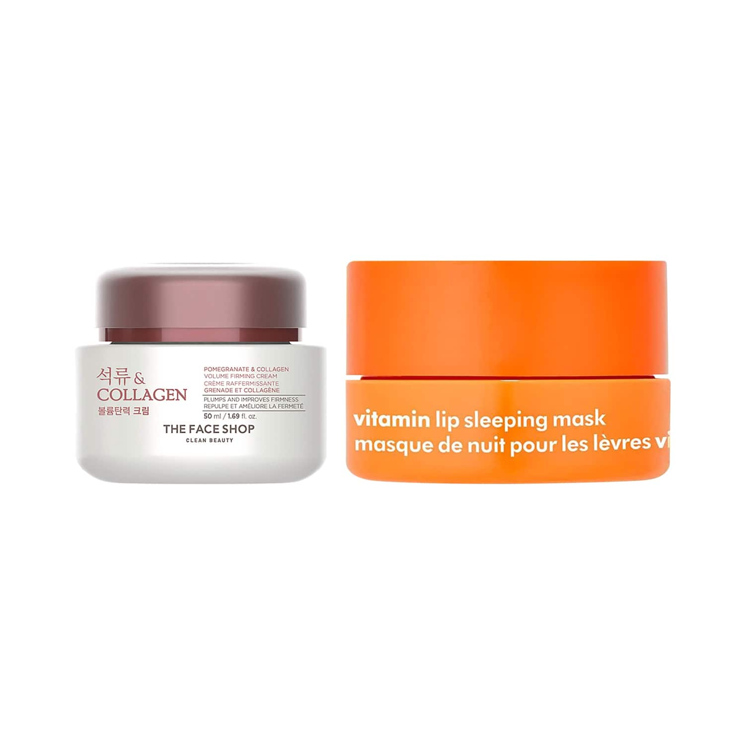 The Face Shop | The Face Shop Anti-aging & Nourishing Duo - Volume Lifting Cream + Lip Sleeping Mask