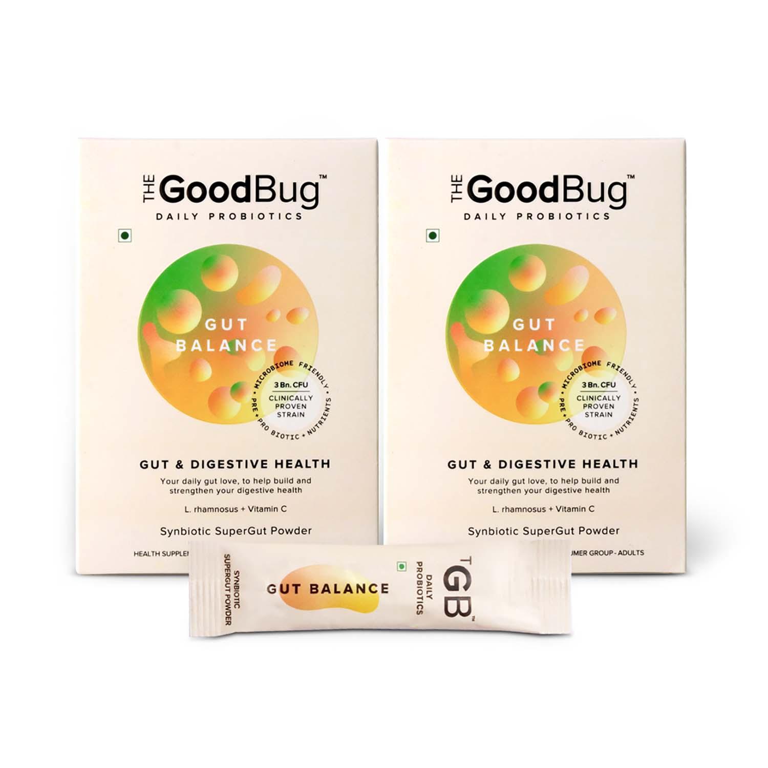 The Good Bug | The Good Bug Gut Balance Supergut Powder For Gut & Digestive Health (Pack Of 2 x 15 Sachet) Combo