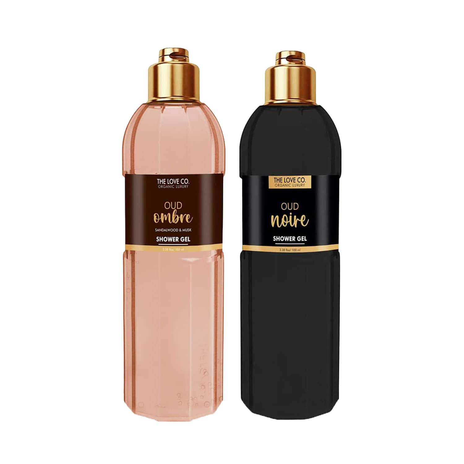 THE LOVE CO. | THE LOVE CO. Oud Ombre + Oud Noire Shower Gel Pack of 2 Combo