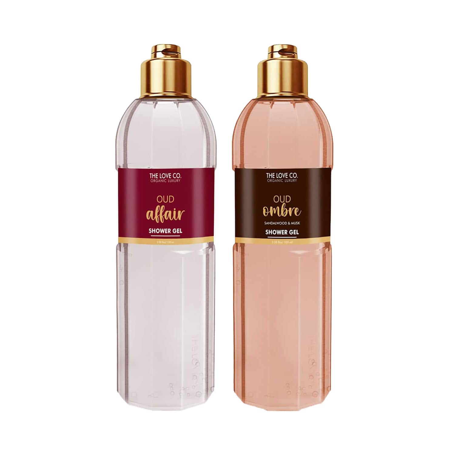 THE LOVE CO. | THE LOVE CO. Oud Affair + Oud Ombre Shower Gel Pack of 2 Combo