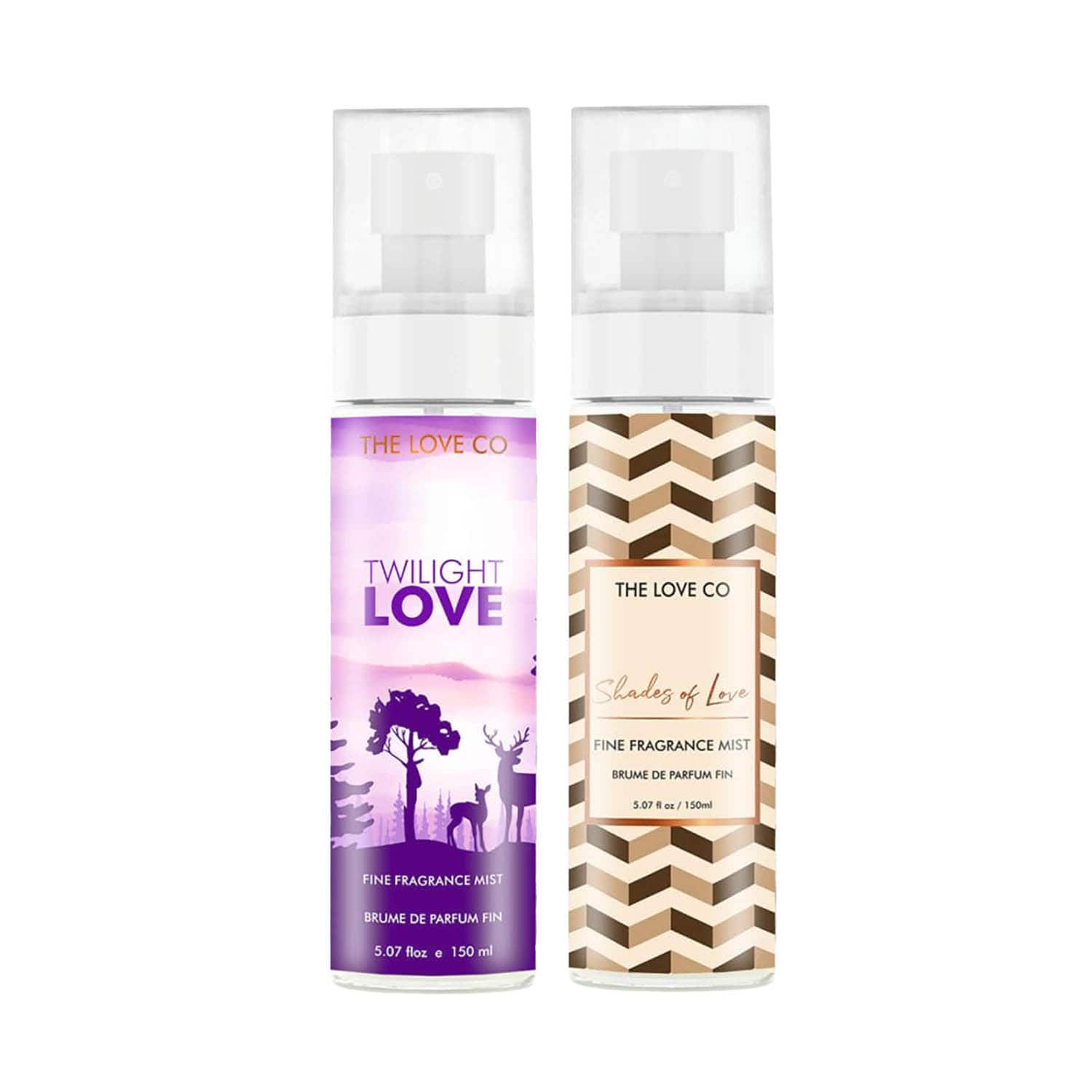 THE LOVE CO. | THE LOVE CO. Twilight Love + Shades of Love Body Mist Pack of 2 Combo