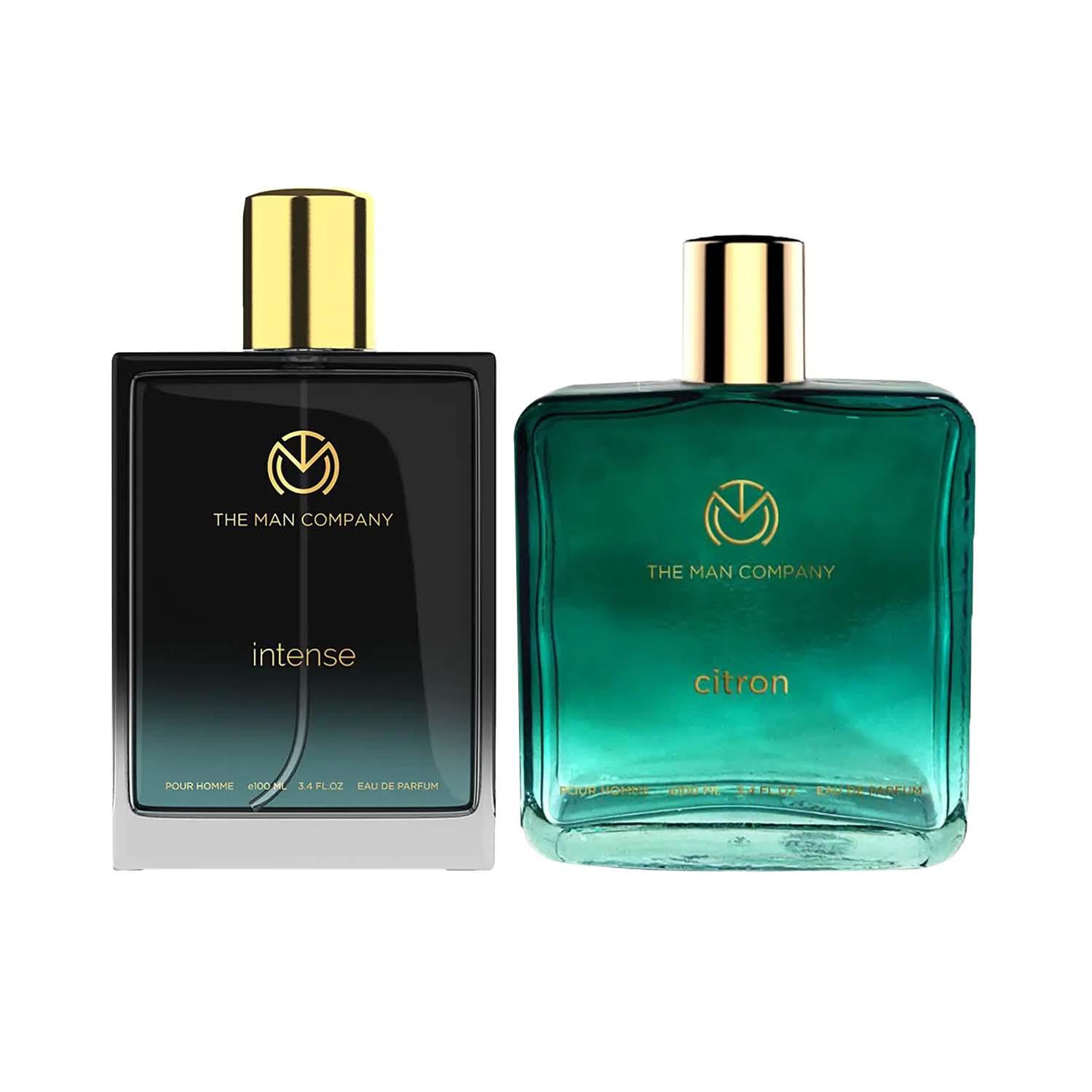 The Man Company | The Man Company Intense Eau De Parfum (100 ml) & Citron Eau De Parfum (100 ml) Combo