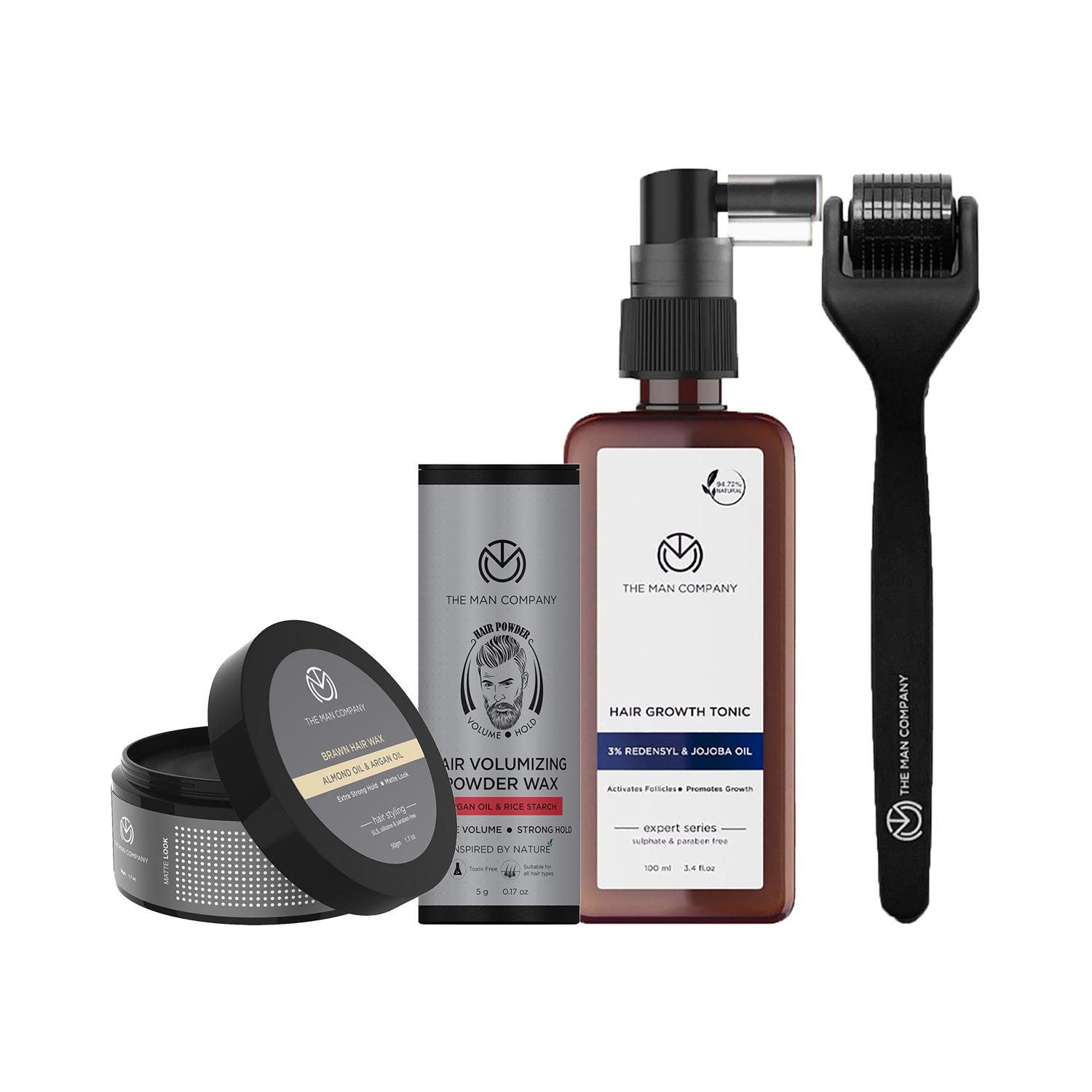 The Man Company | The Man Company Hair Care & Styling Combo - (Set of 4)