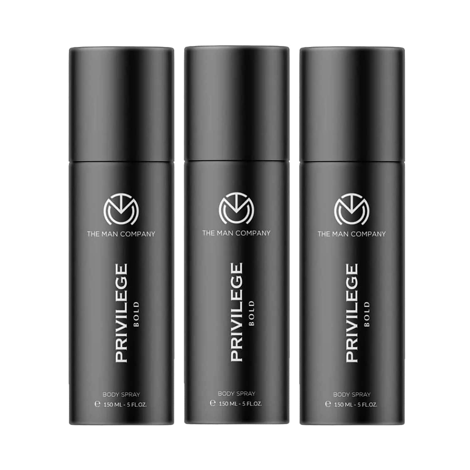The Man Company | The Man Company Privilege Bold Body Spray Pack of 3 Combo - (150 ml x 3)