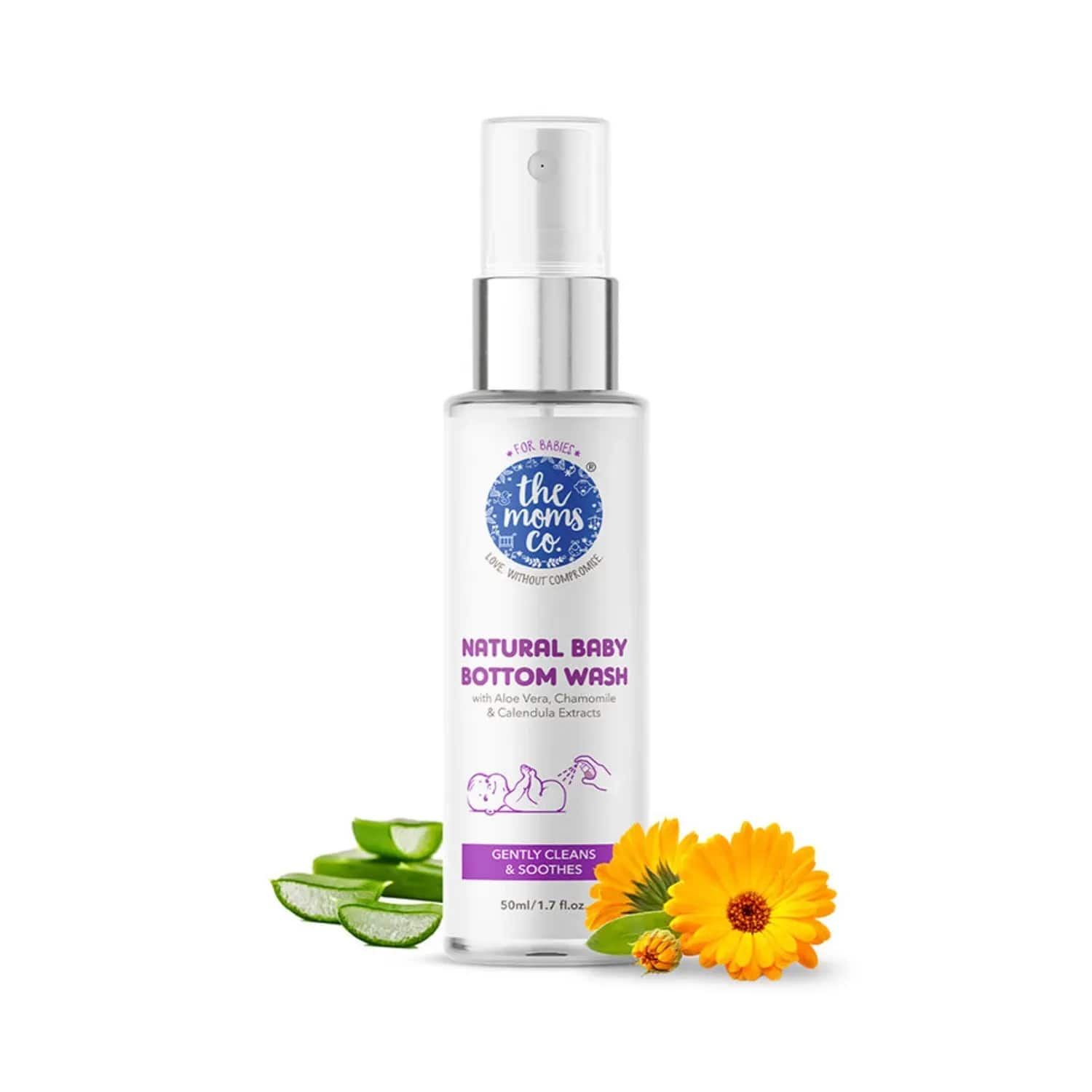 The Mom's Co. | The Mom's Co. Natural Baby Bottom Wash (50ml)