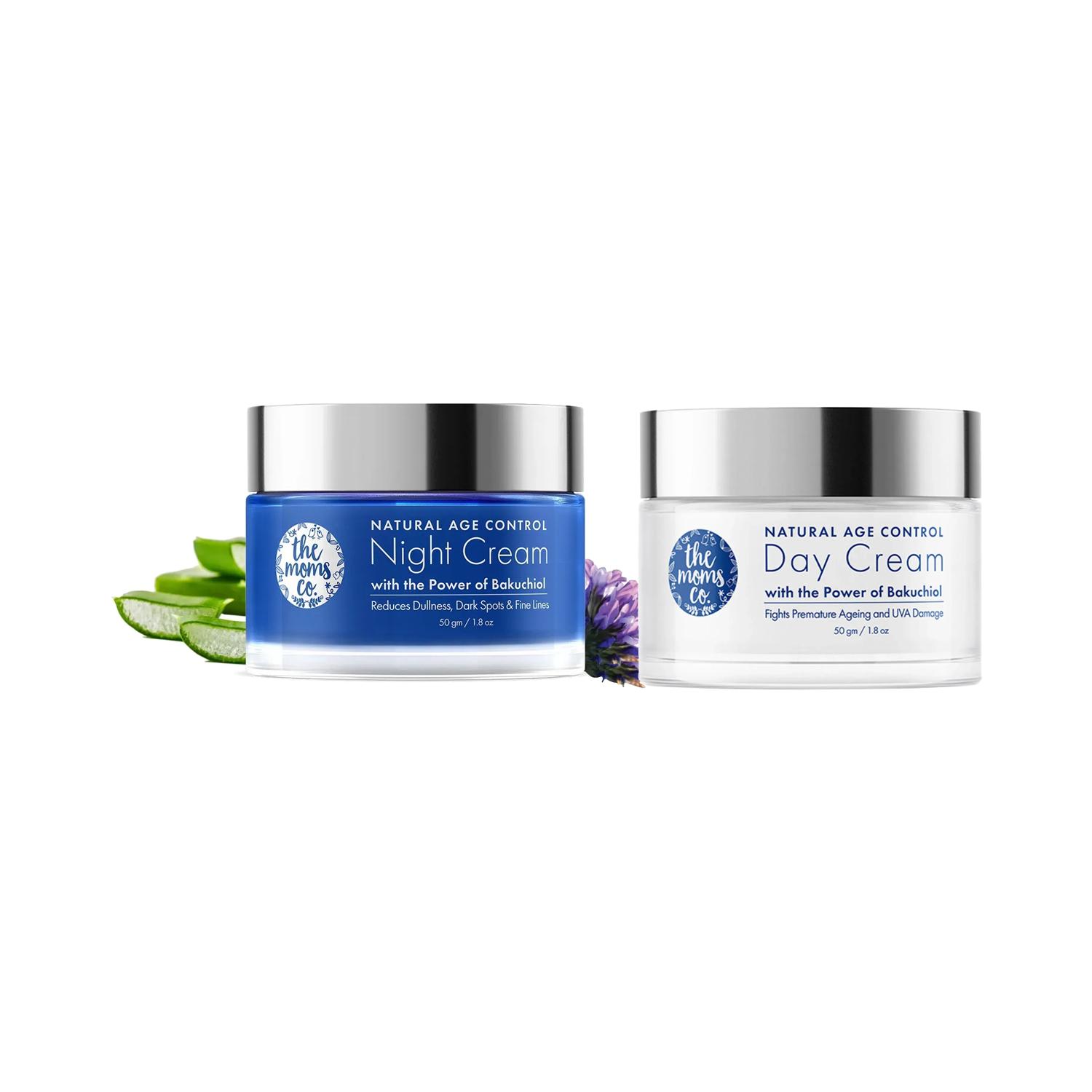 The Mom's Co. | The Mom's Co. Natural Age   Day Cream (50g) & Natural Age Control Night Cream (50g) Combo