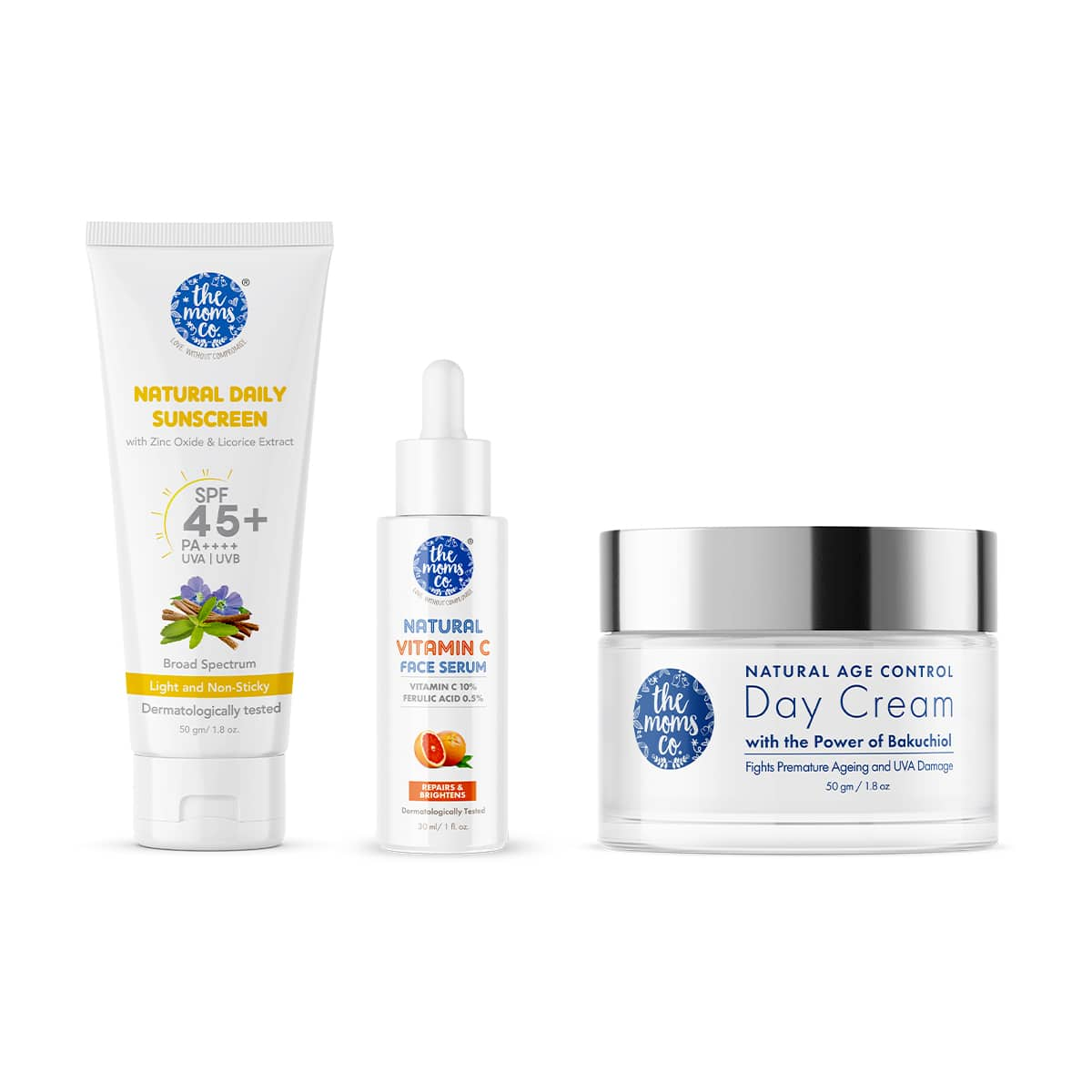 The Mom's Co. | The Mom's Co. Natural Bri Ght Day Skin Care Re Gime Combo Kit