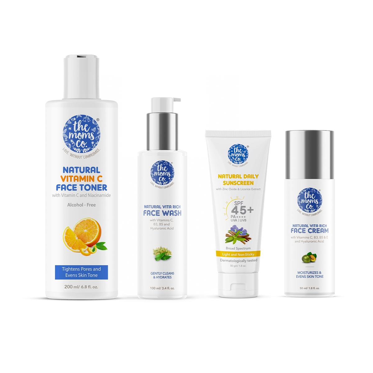 The Mom's Co. | The Mom's Co. Natural Daily Skin Care Routine Kit