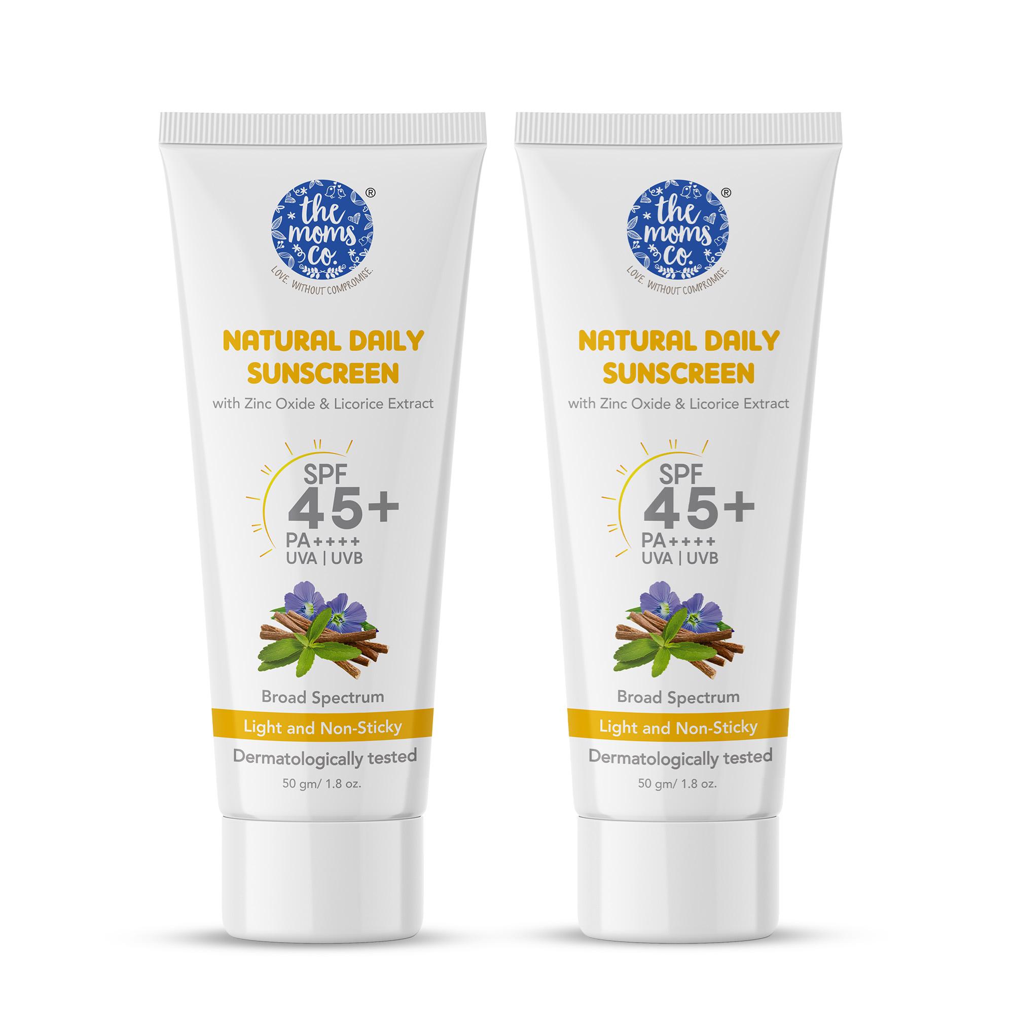 The Mom's Co. Waterproof Spf 50+ Natural Mineral Based Baby Sunscreen (100 ml) Combo